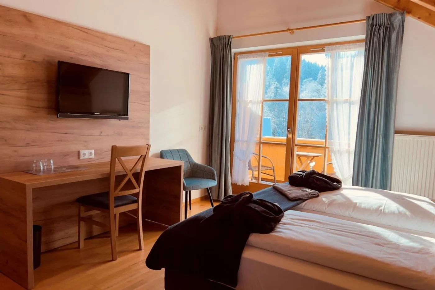 Bed in Wellnesshotel Waldruh