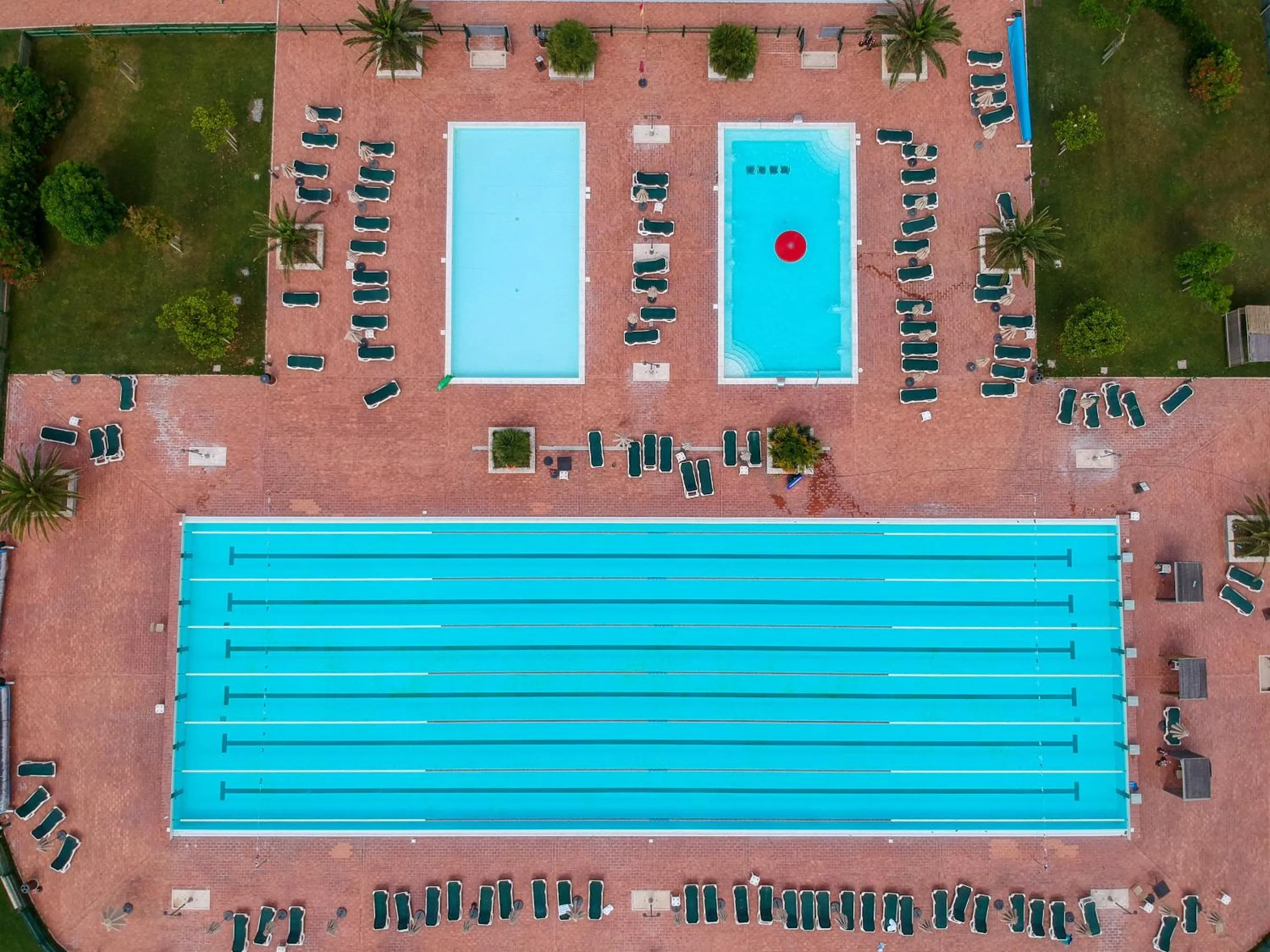 Pool view in Poggio all'Agnello Sport & Family Holidays