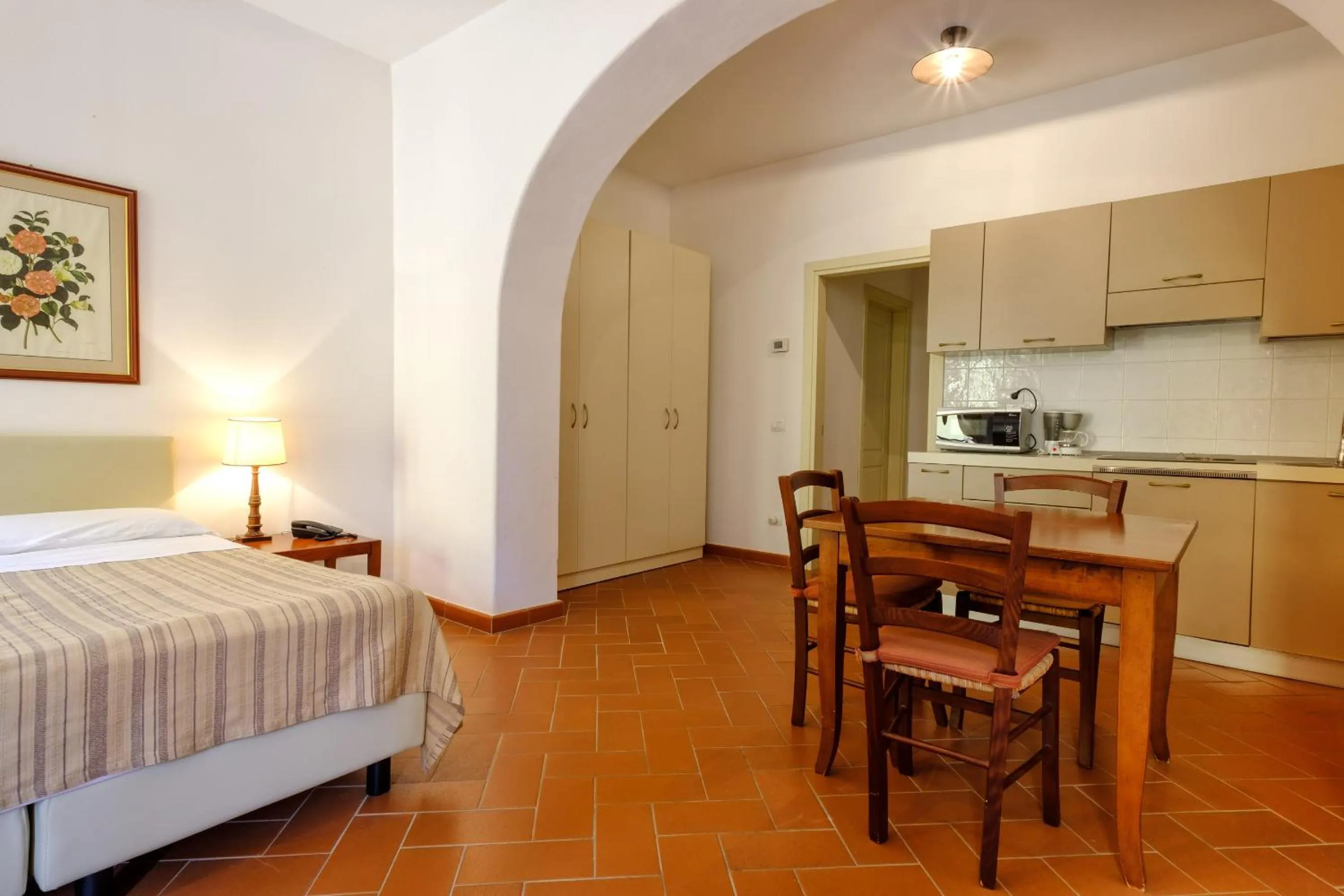 Kitchen or kitchenette, Bed in Poggio all'Agnello Sport & Family Holidays