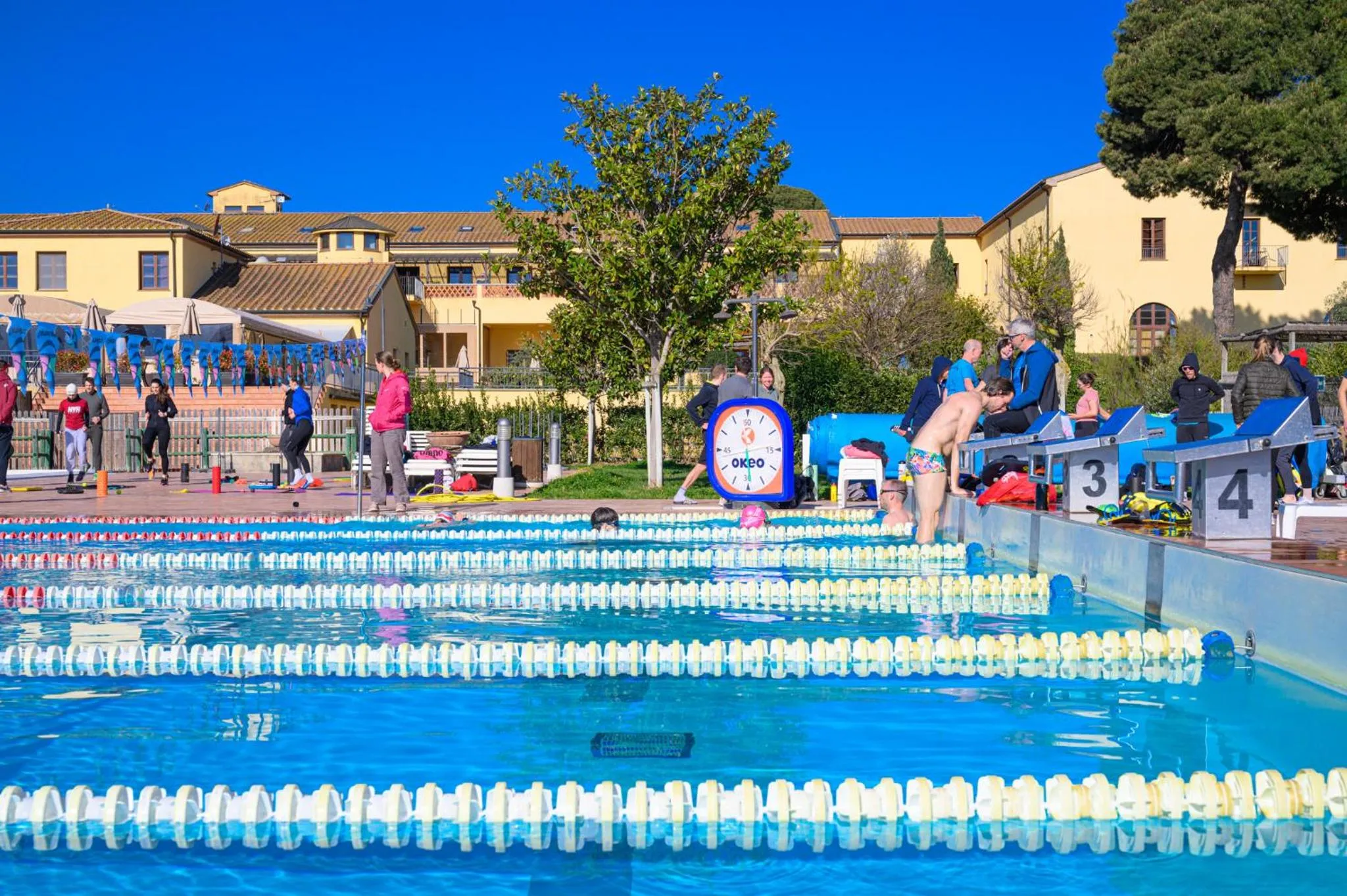 Swimming pool in Poggio all'Agnello Sport & Family Holidays