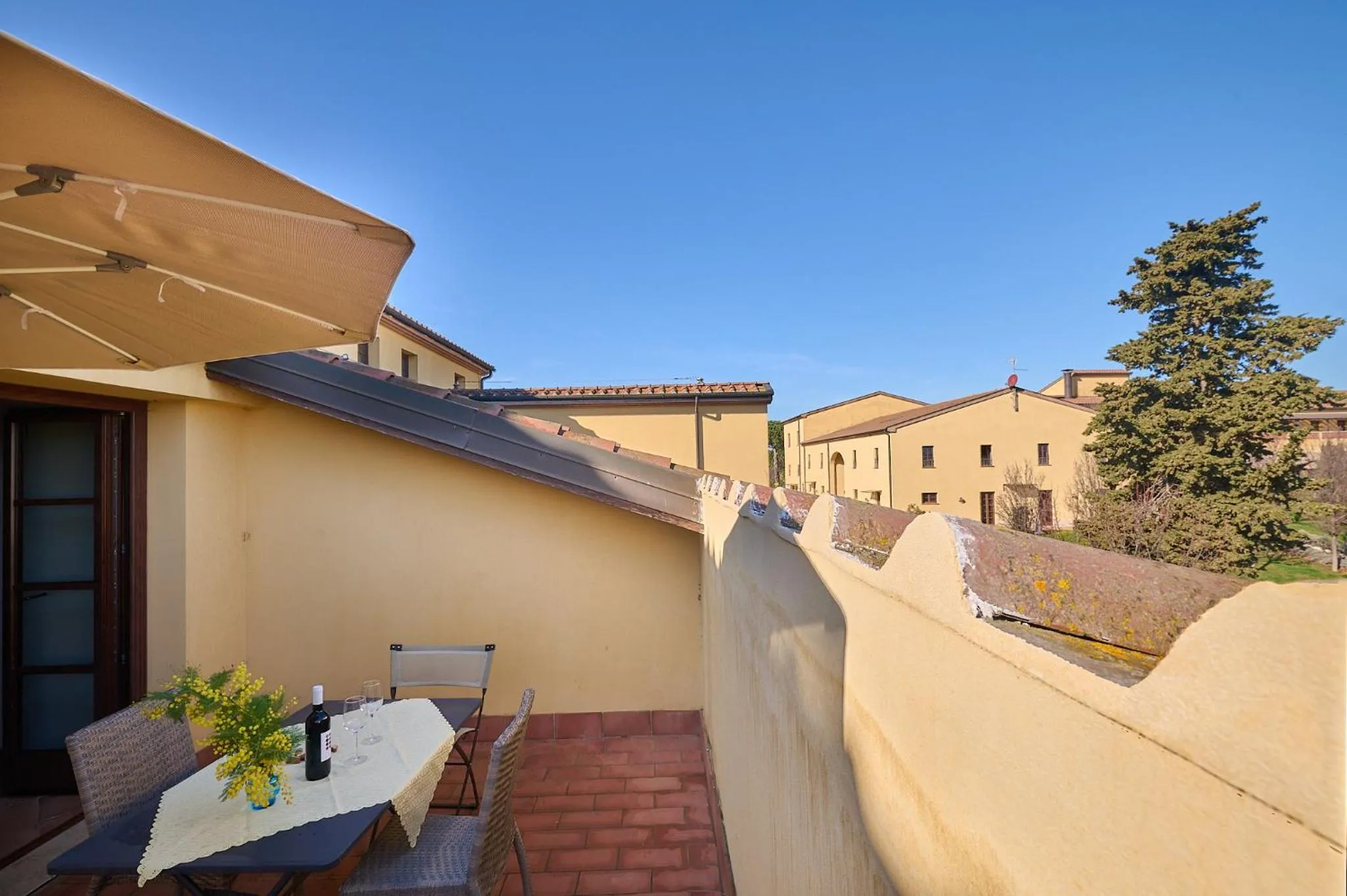 Balcony/Terrace in Poggio all'Agnello Sport & Family Holidays