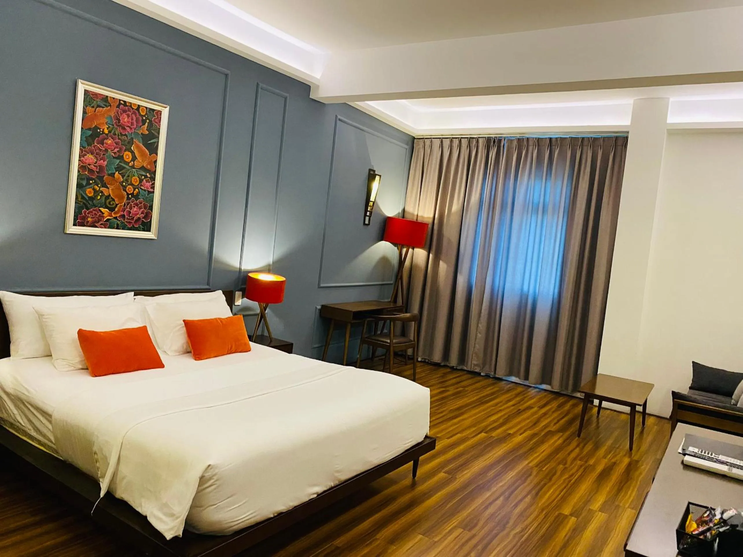 Bed in Danang Boutique Hotel