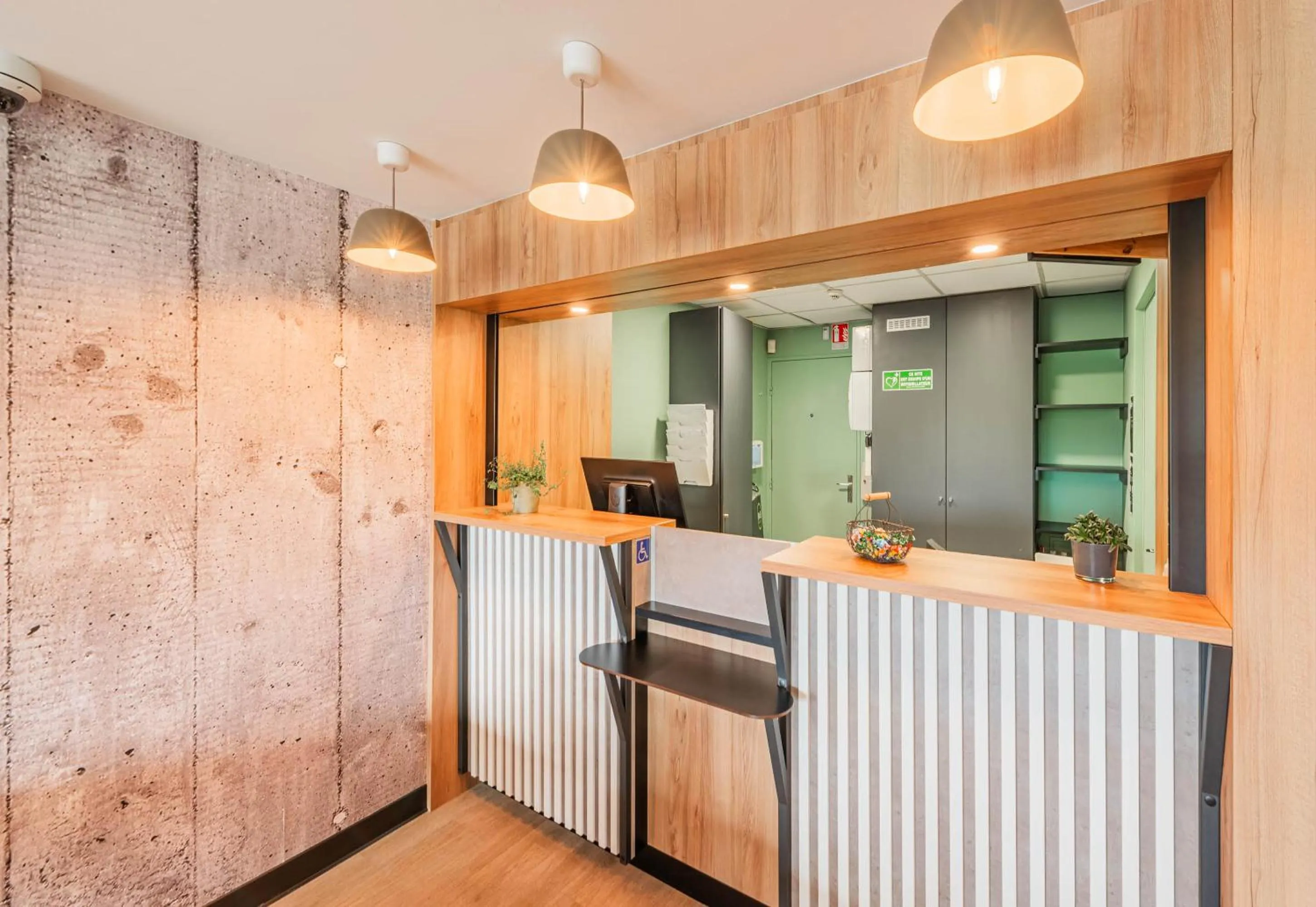 Lobby or reception in B&B HOTEL Mulhouse Sausheim