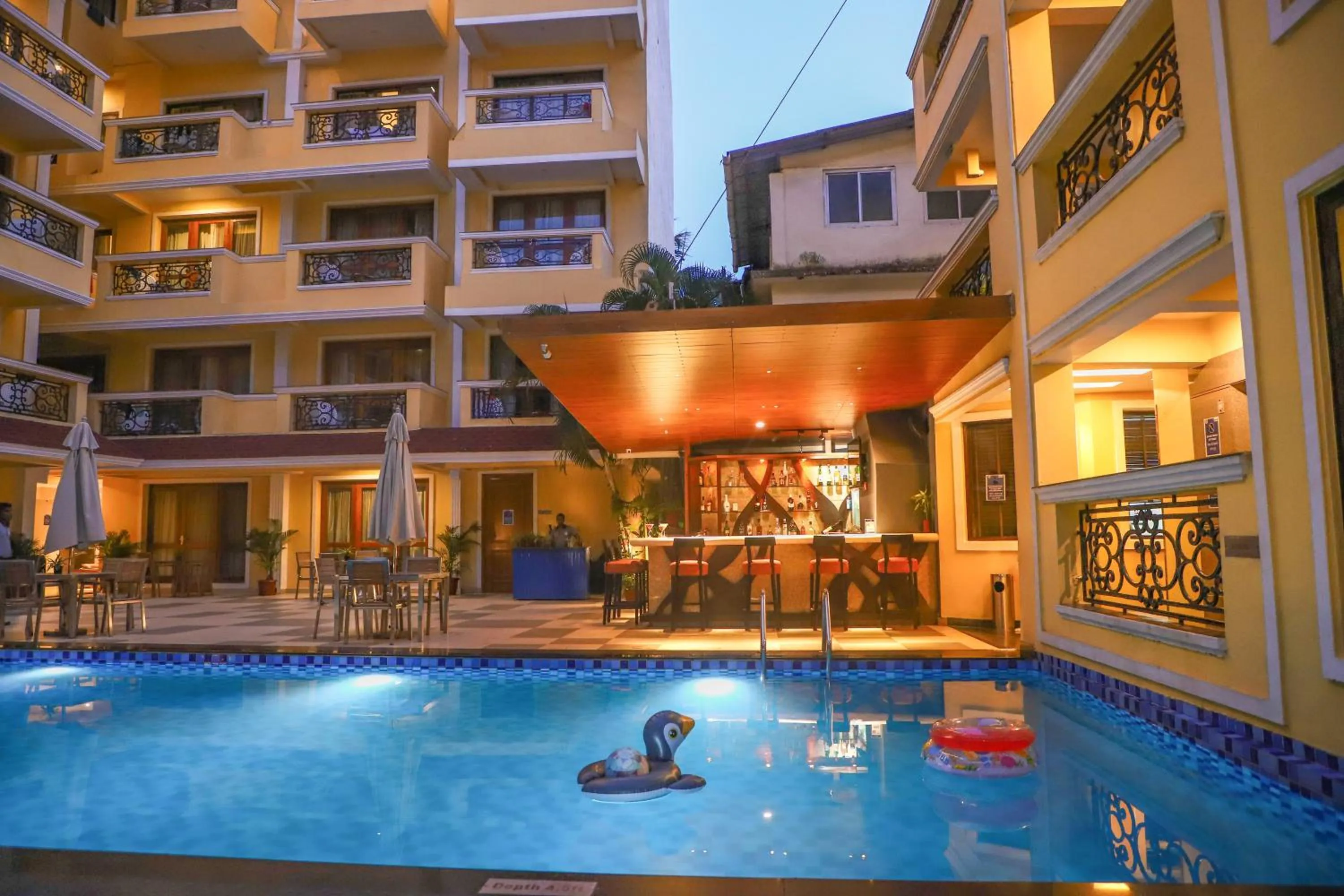 Swimming pool in Resort De Coracao - Calangute , Goa