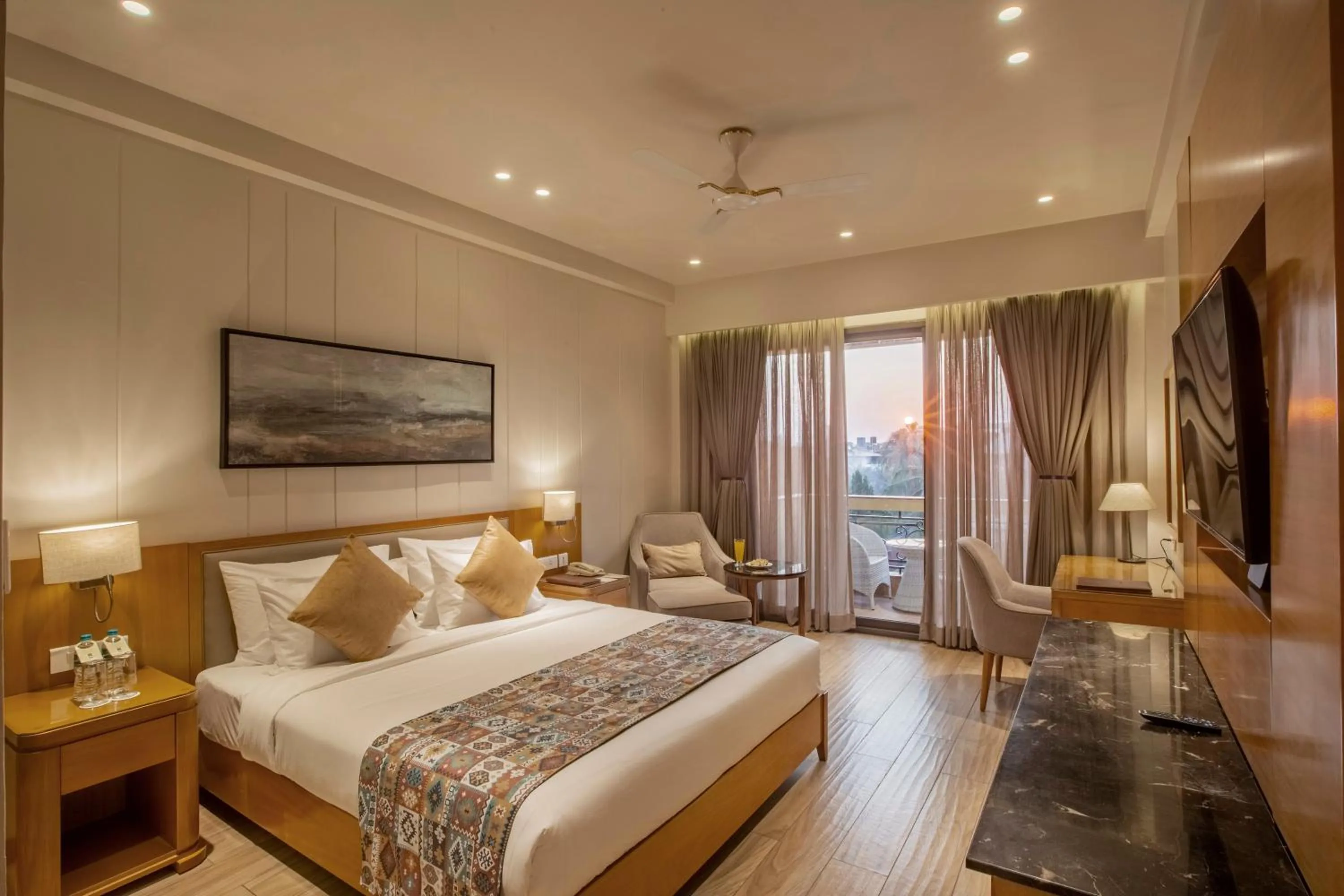 View (from property/room), Bed in Resort De Coracao - Calangute , Goa