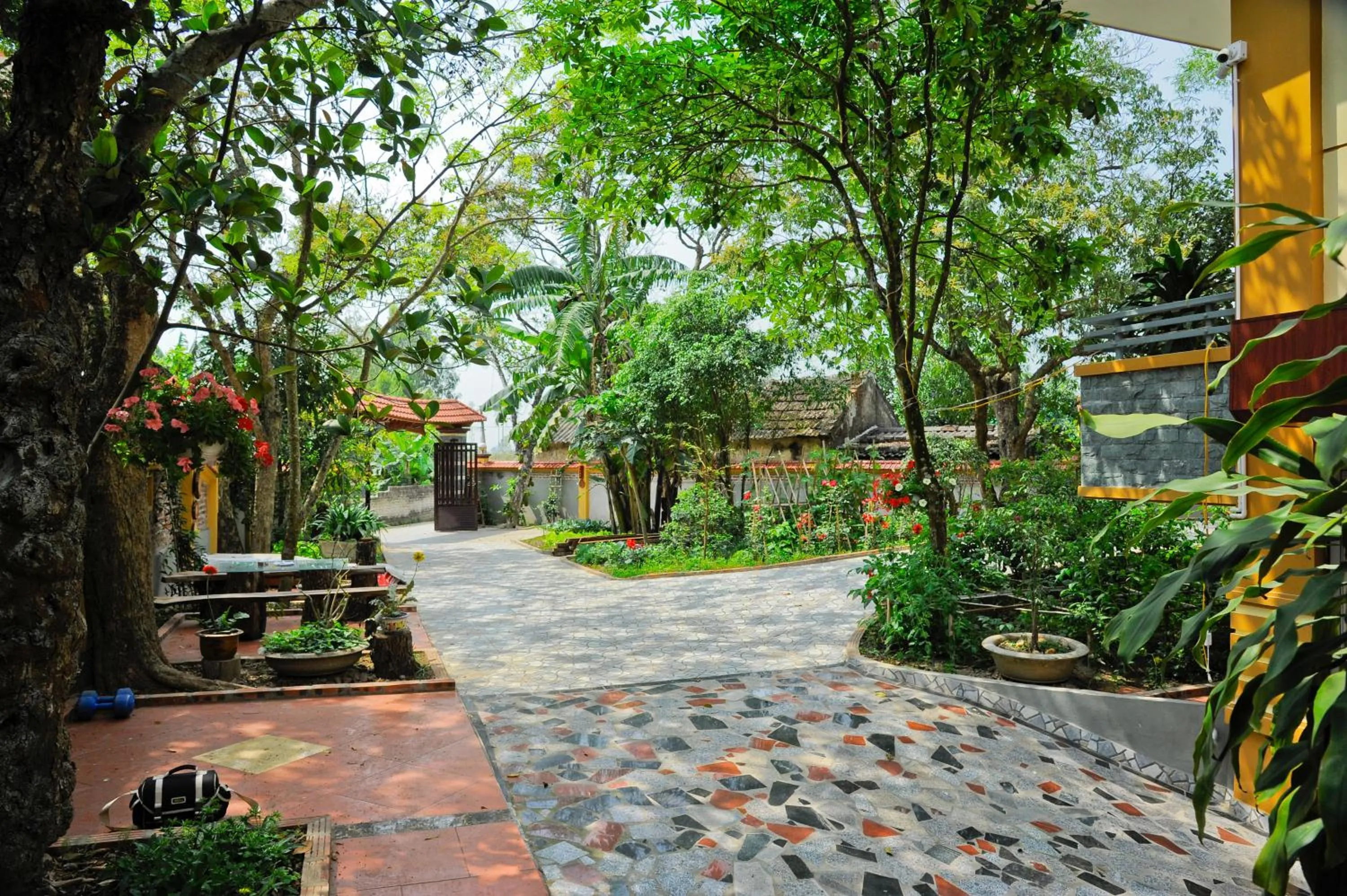 Facade/entrance in Hoang Giang Homestay