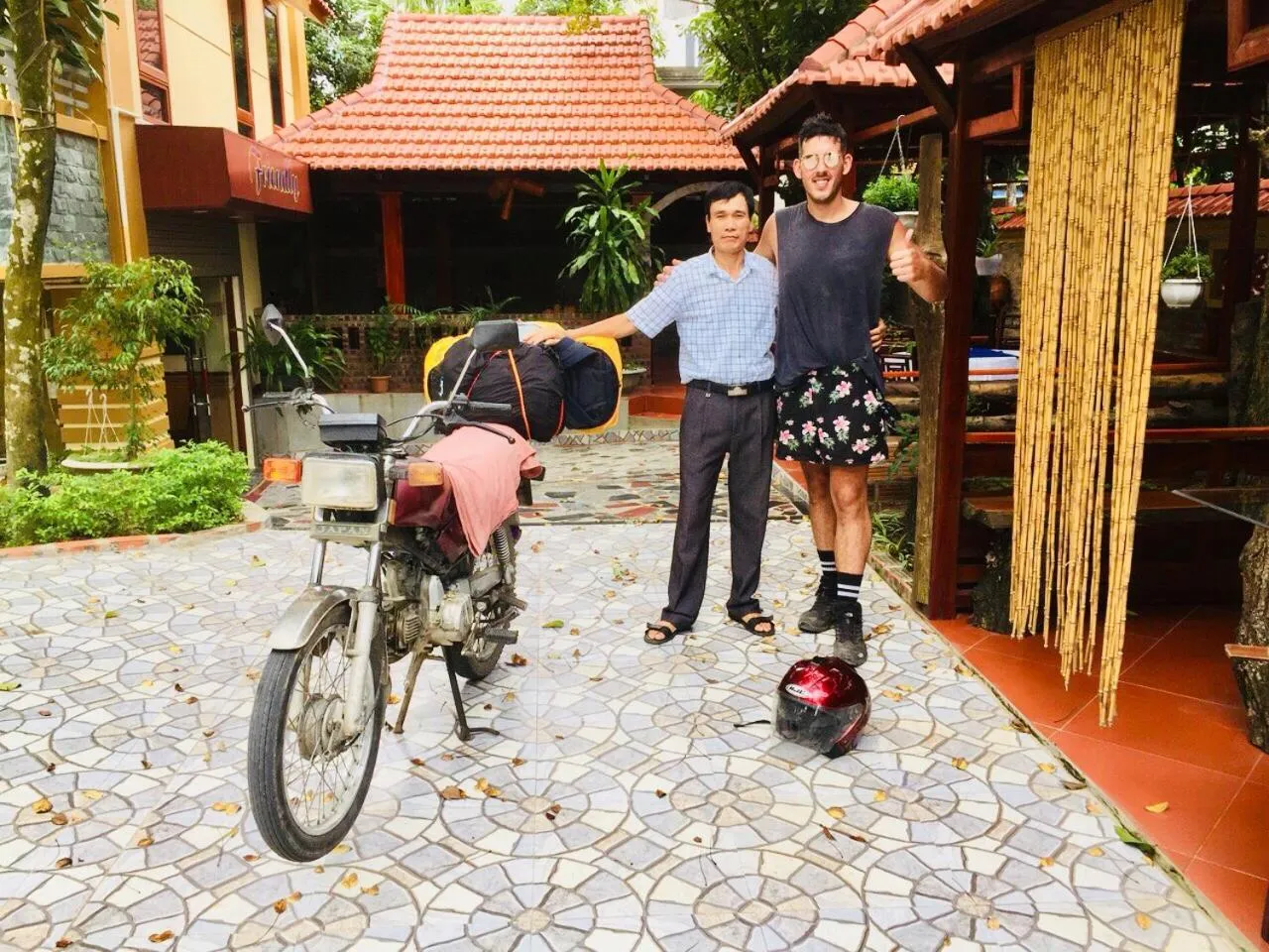 Dining area in Hoang Giang Homestay