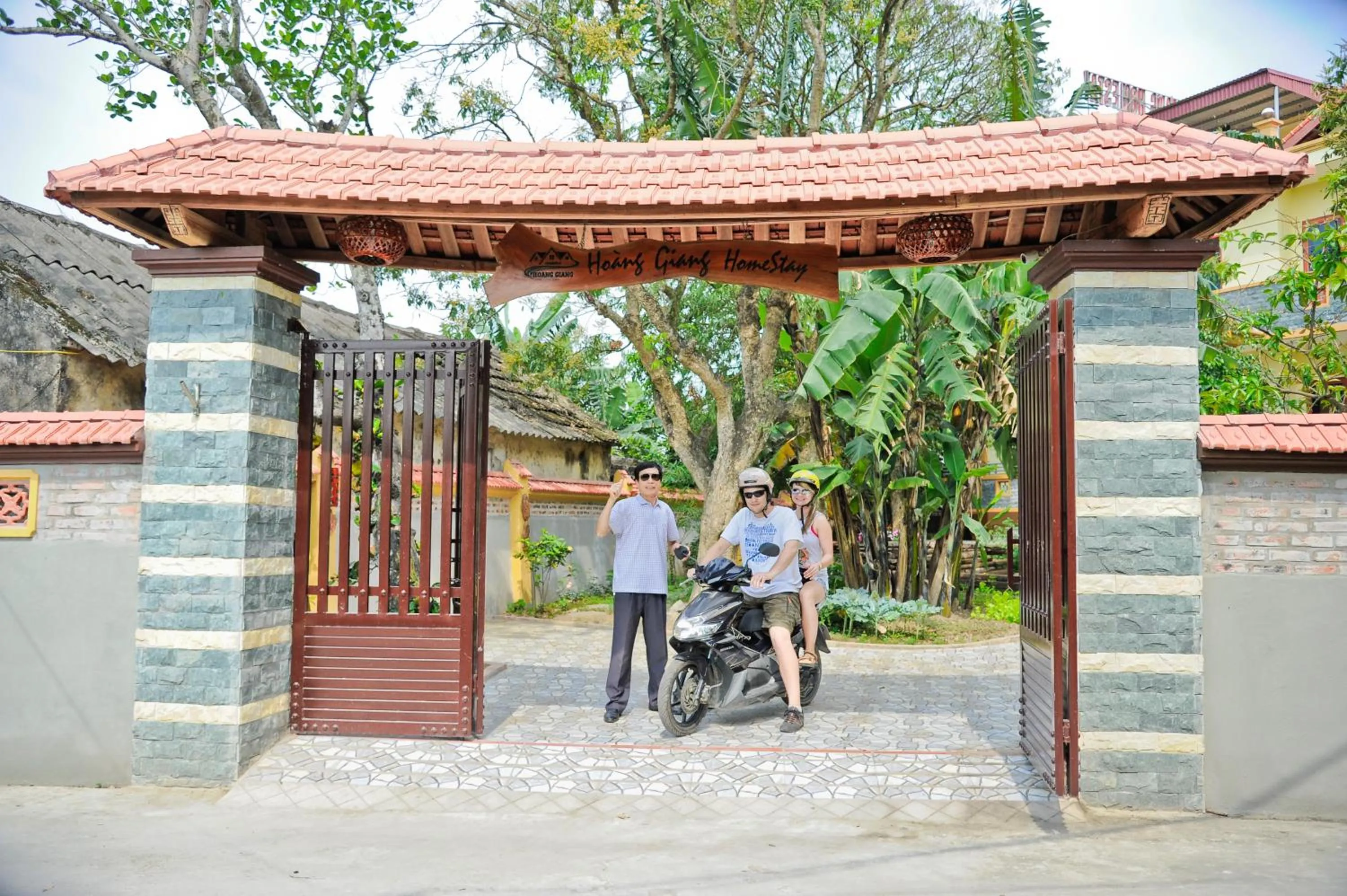 Facade/entrance in Hoang Giang Homestay