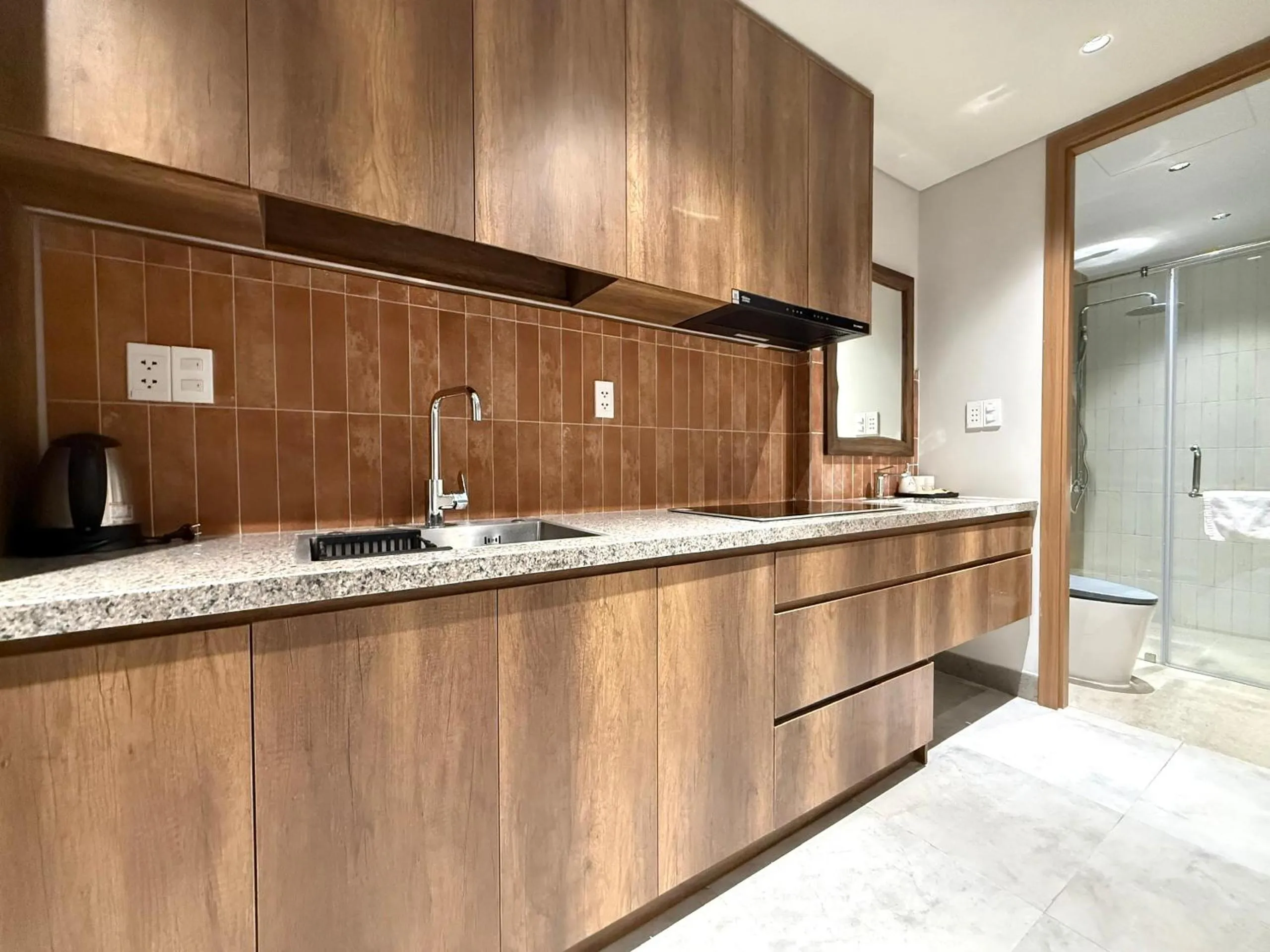 Kitchen or kitchenette in The Herriott Hotel & Suite