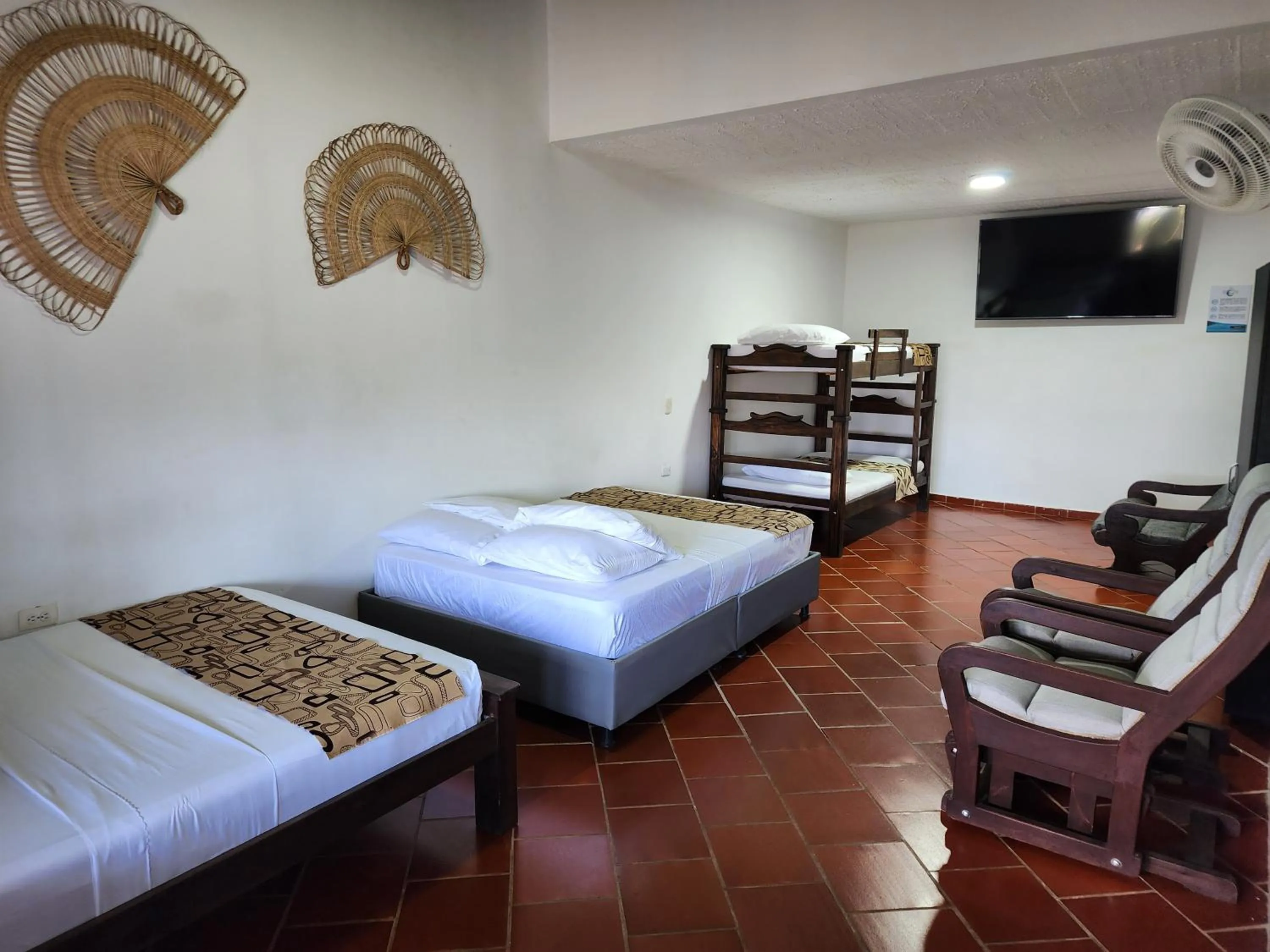 Bed in Hotel Campestre Palmas del Zamorano