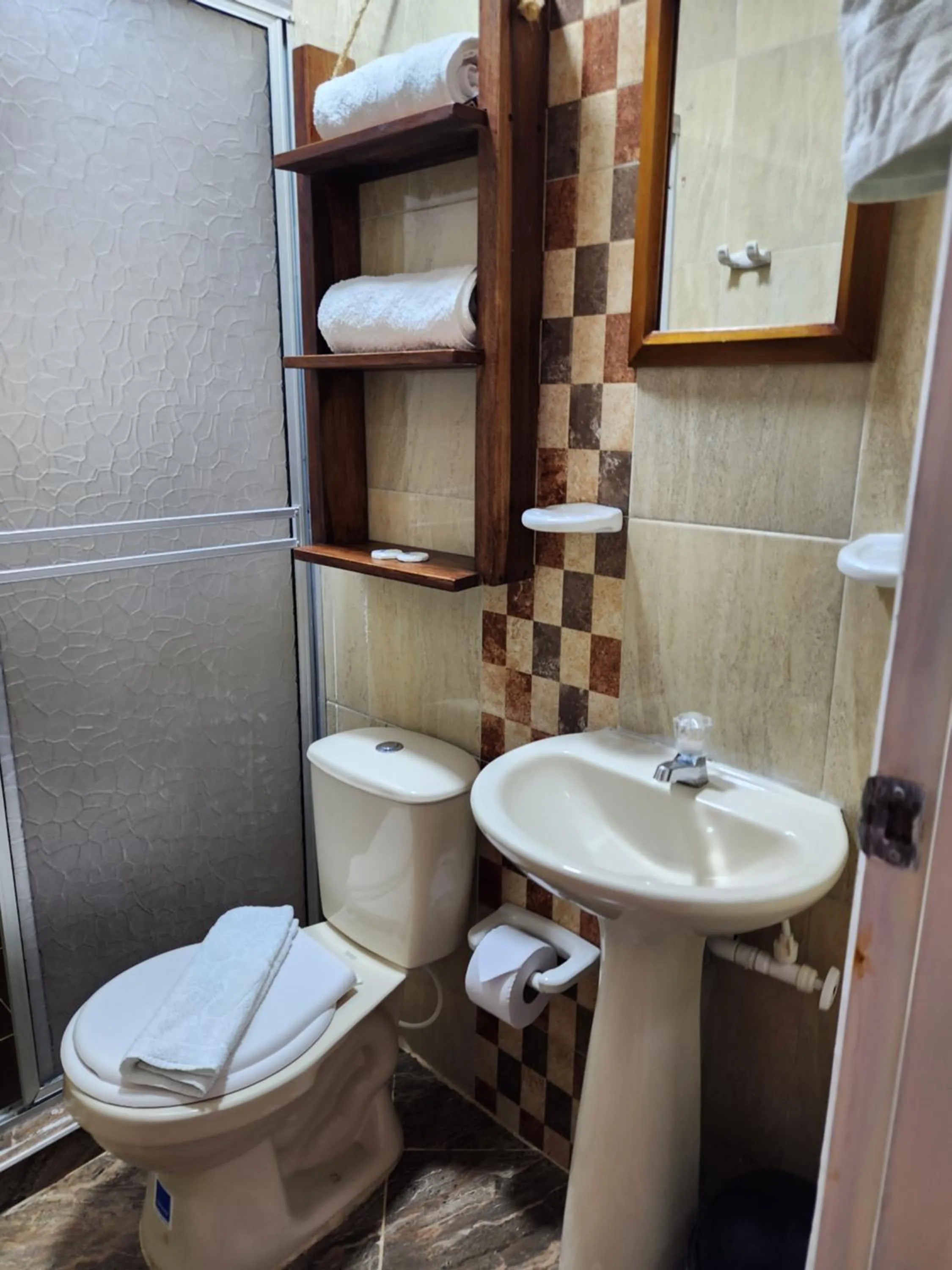 Bathroom in Hotel Campestre Palmas del Zamorano