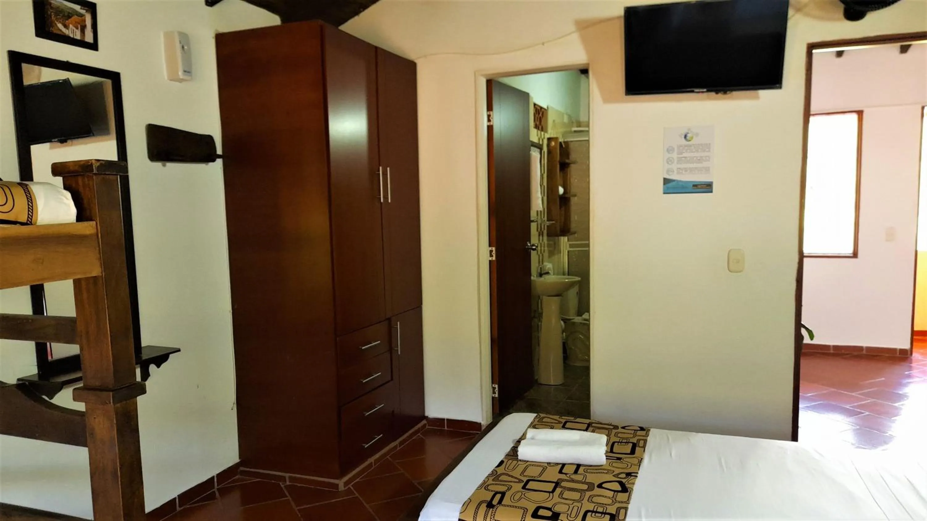 Bedroom, Bed in Hotel Campestre Palmas del Zamorano