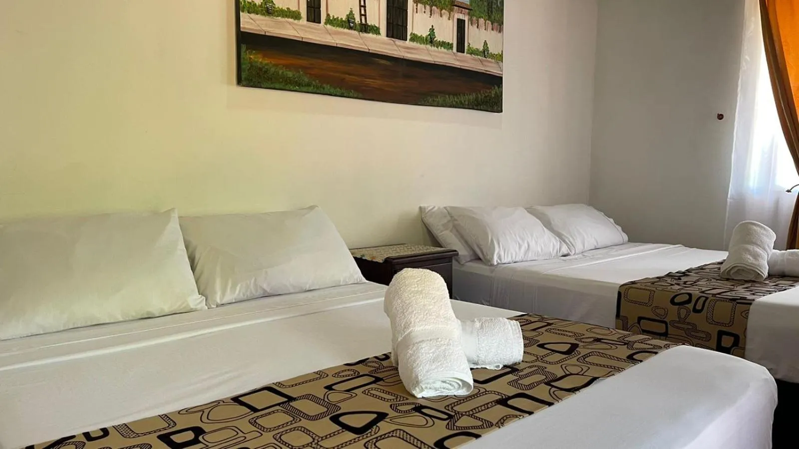 Bed in Hotel Campestre Palmas del Zamorano