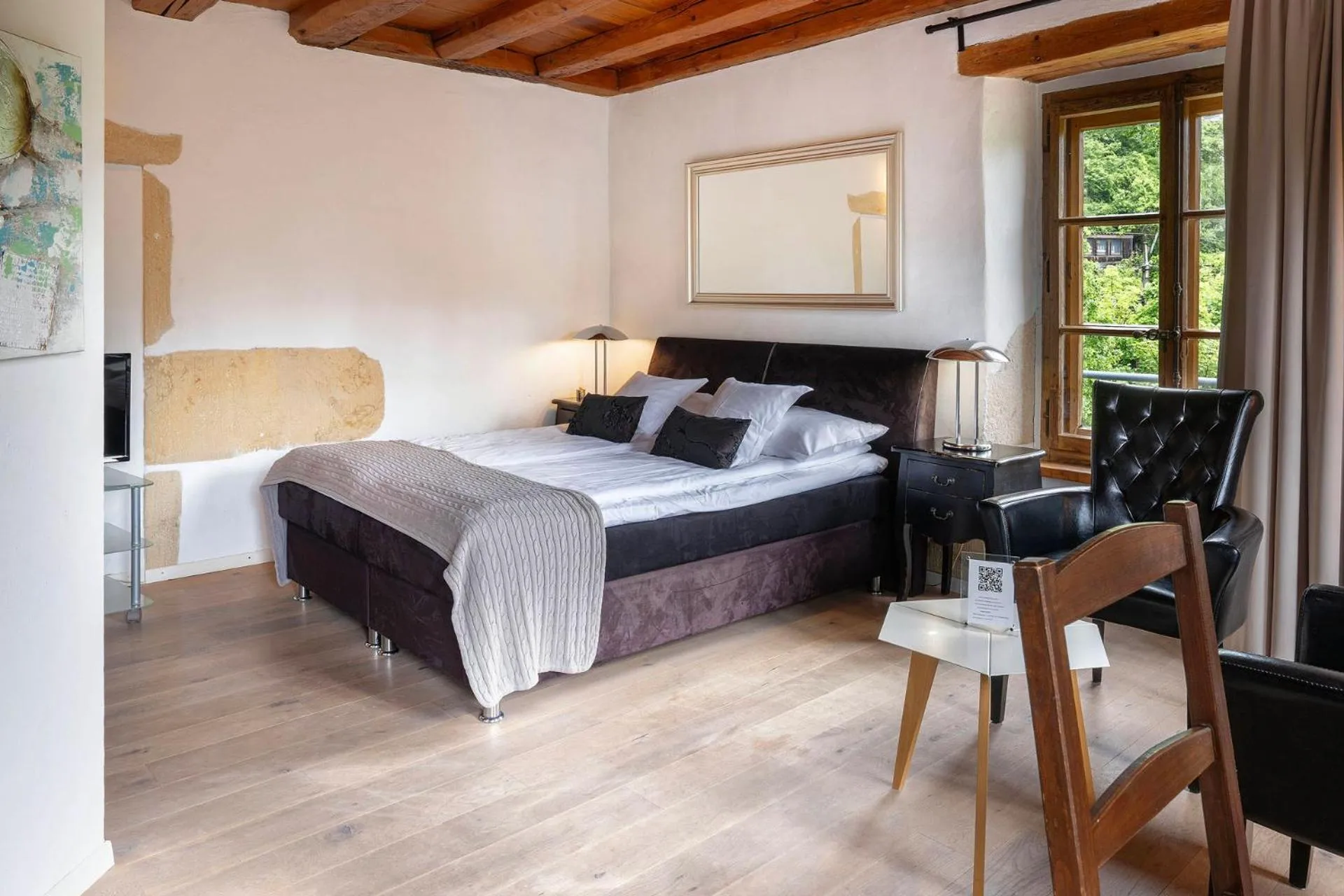 Bed in Hôtel La Maison du Prussien