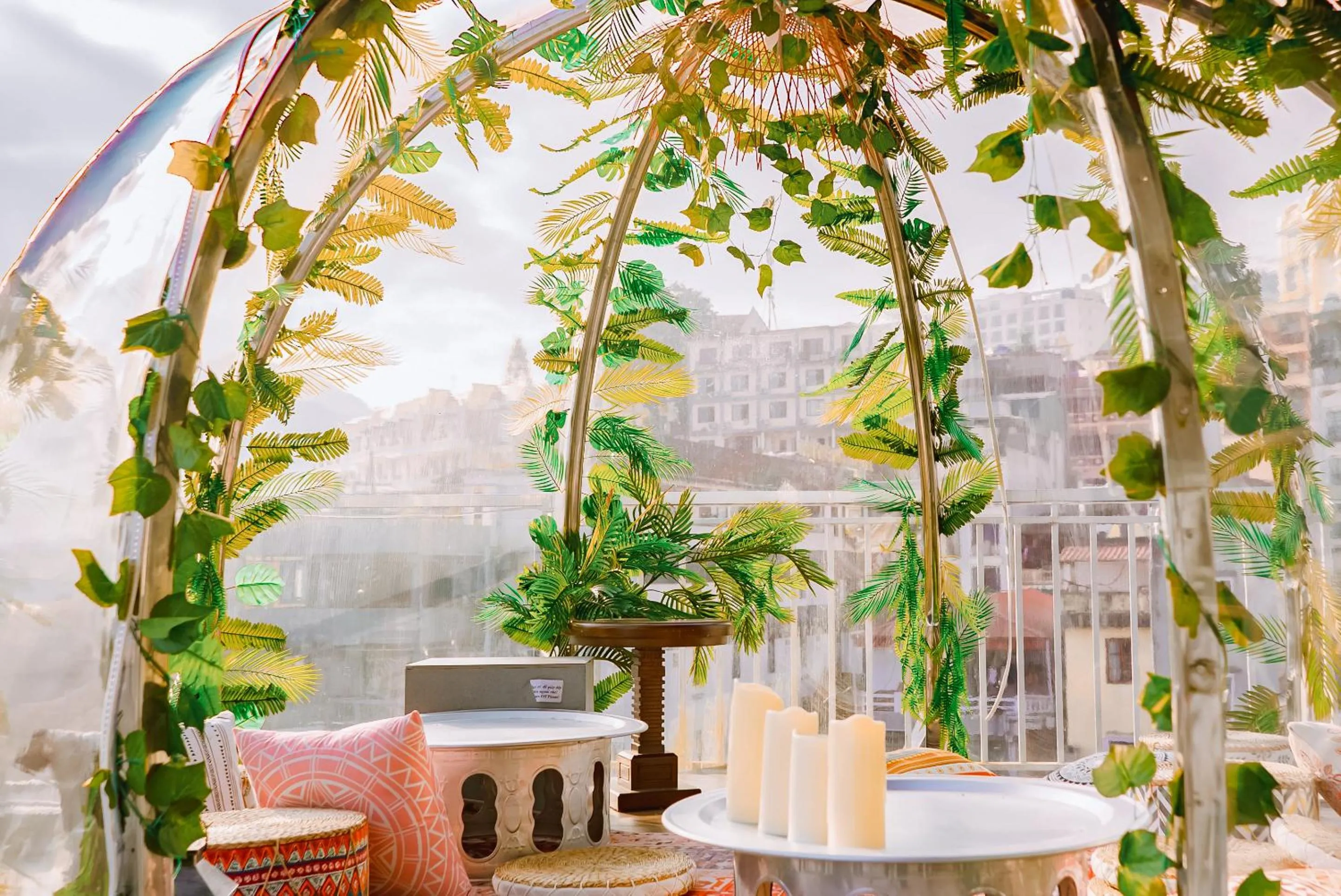 Balcony/Terrace in Sapa Relax Hotel & Spa