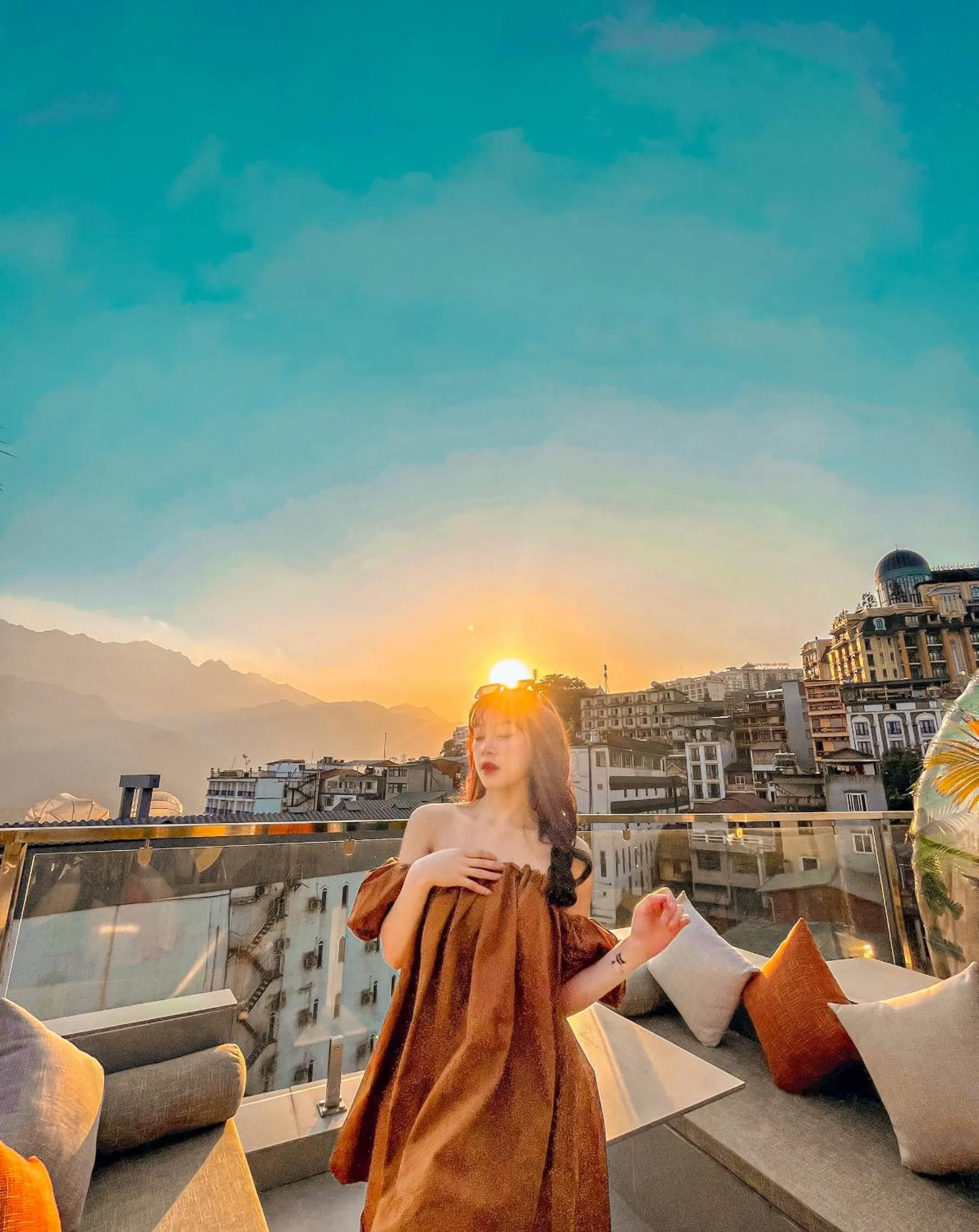 Lounge or bar in Sapa Relax Hotel & Spa