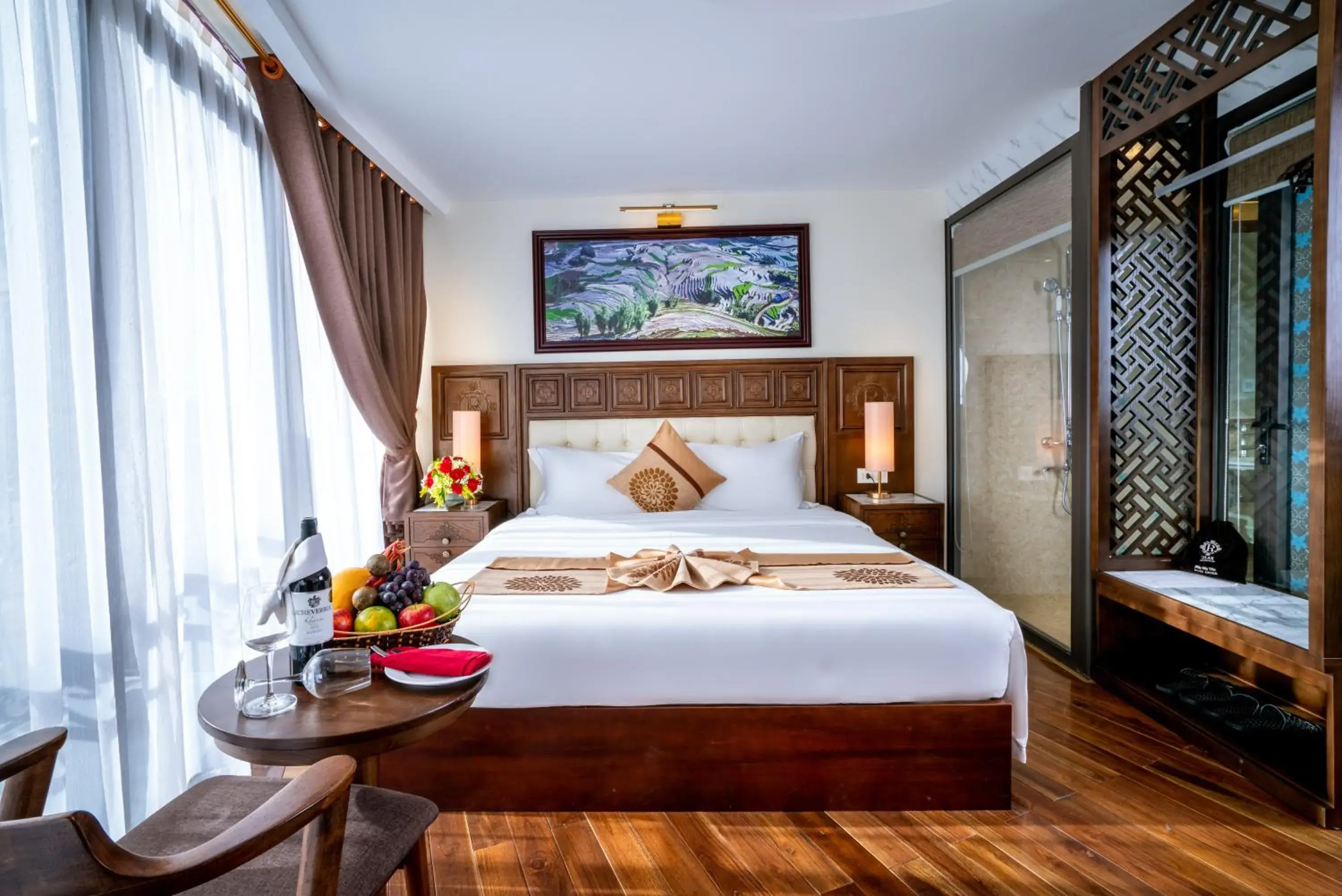 Deluxe Room with City View in Sapa Relax Hotel & Spa Deluxe Room with City View in Sapa Relax Hotel & Spa