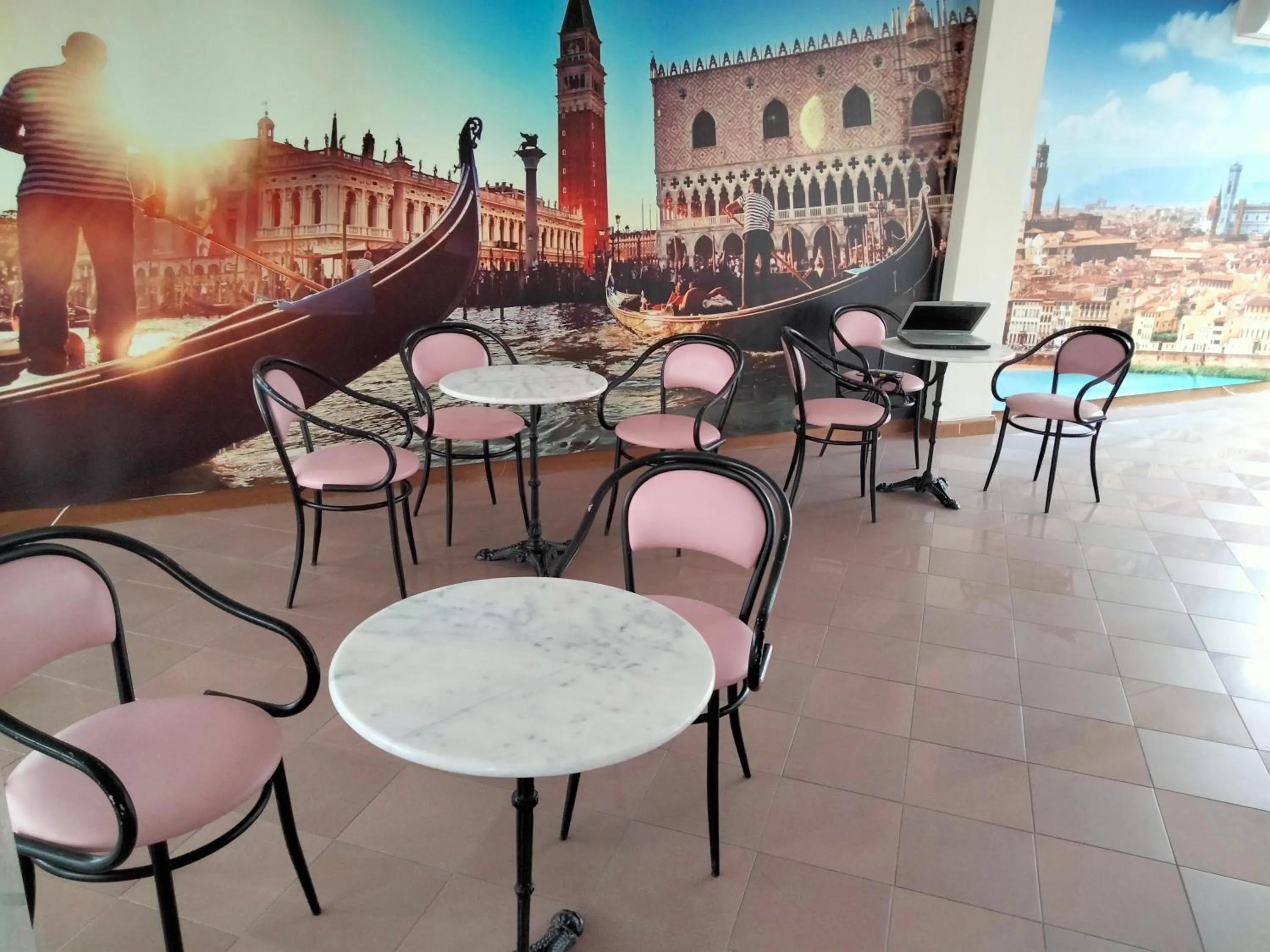 Communal lounge/ TV room in Hotel Stiefel