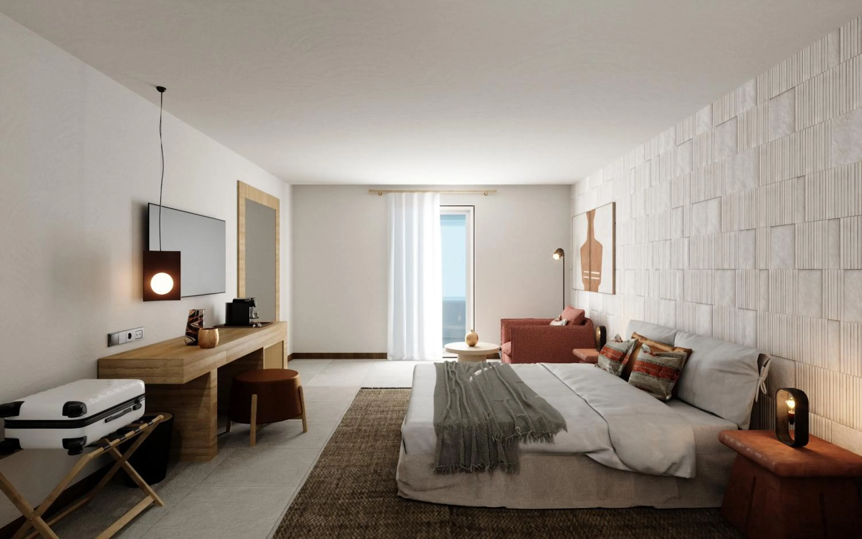 Deluxe Double Room in Golden Milos Beach Ηouse by Domotel