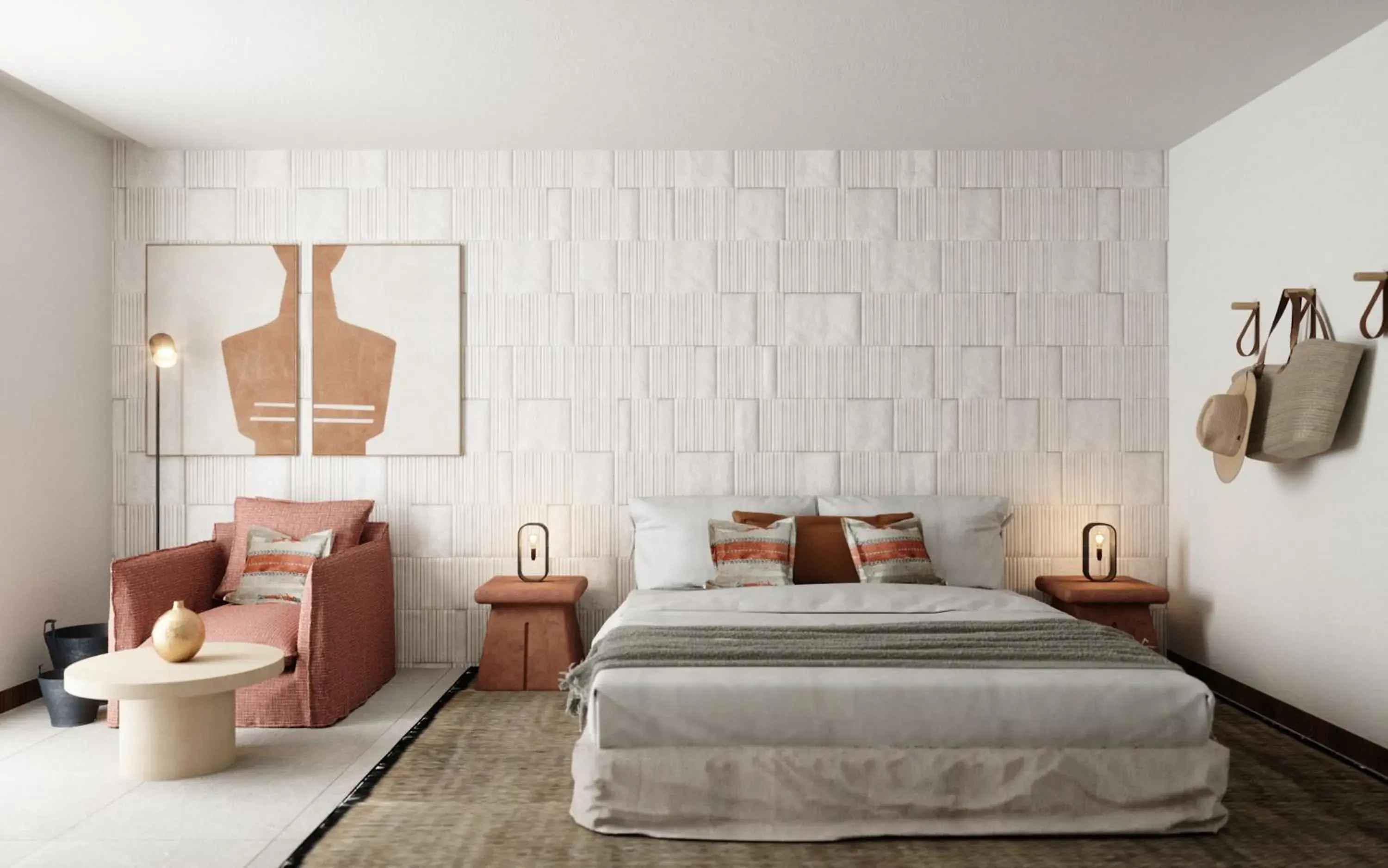 Double Room with Garden View in Golden Milos Beach Ηouse by Domotel Double Room with Garden View in Golden Milos Beach Ηouse by Domotel