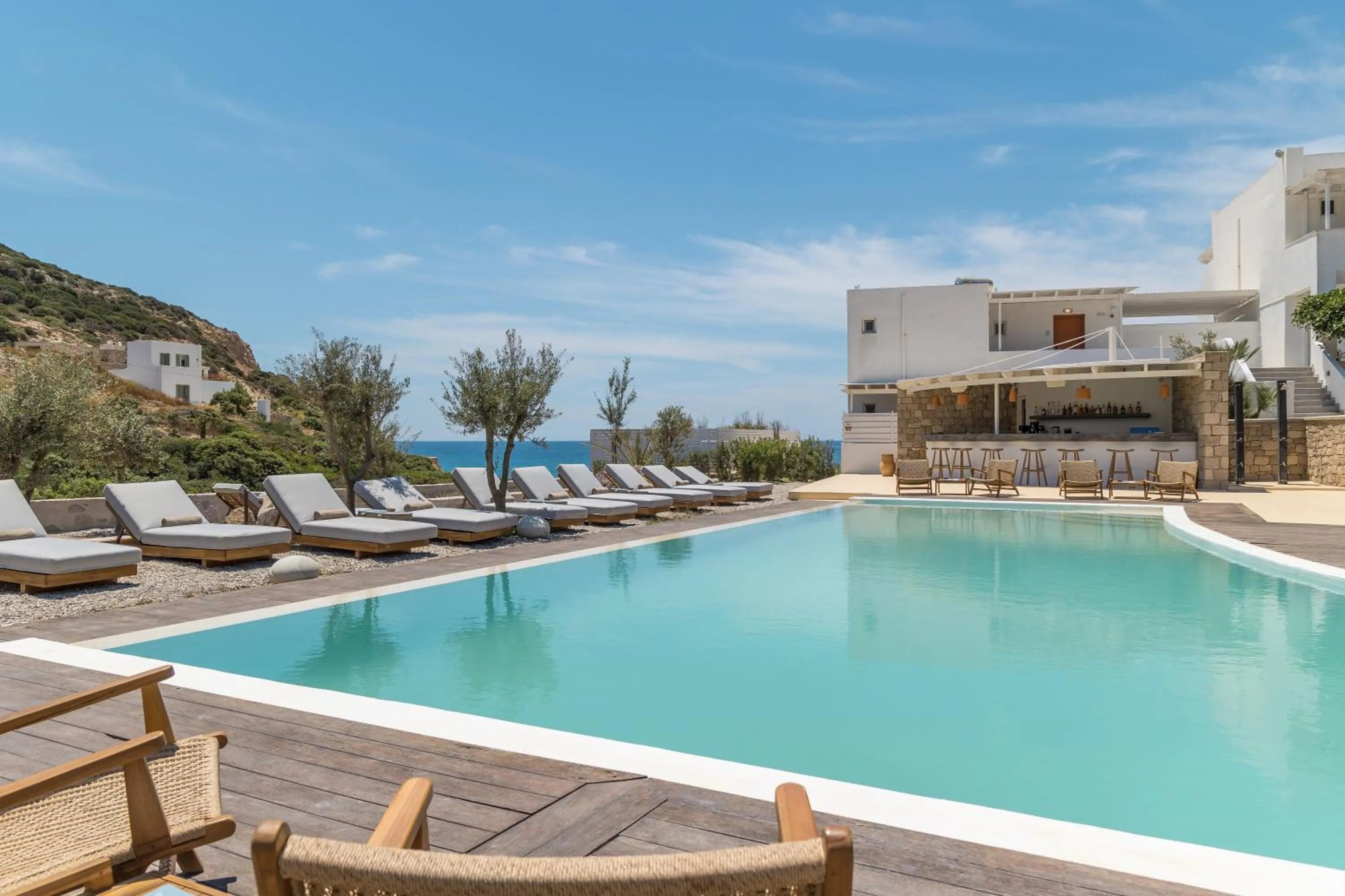 Swimming pool in Golden Milos Beach Ηouse by Domotel
