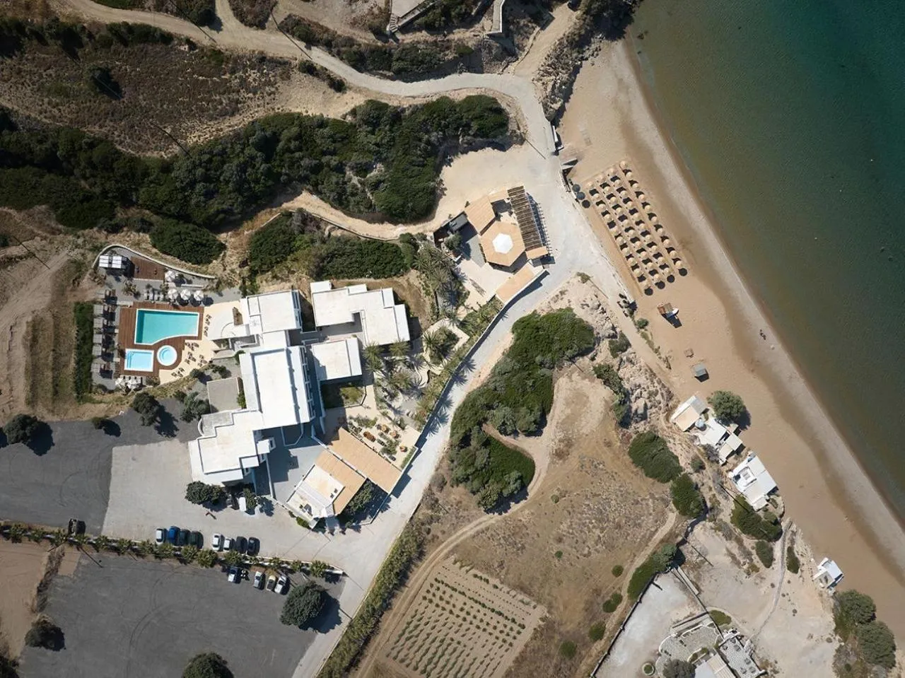 Property building in Golden Milos Beach Ηouse by Domotel