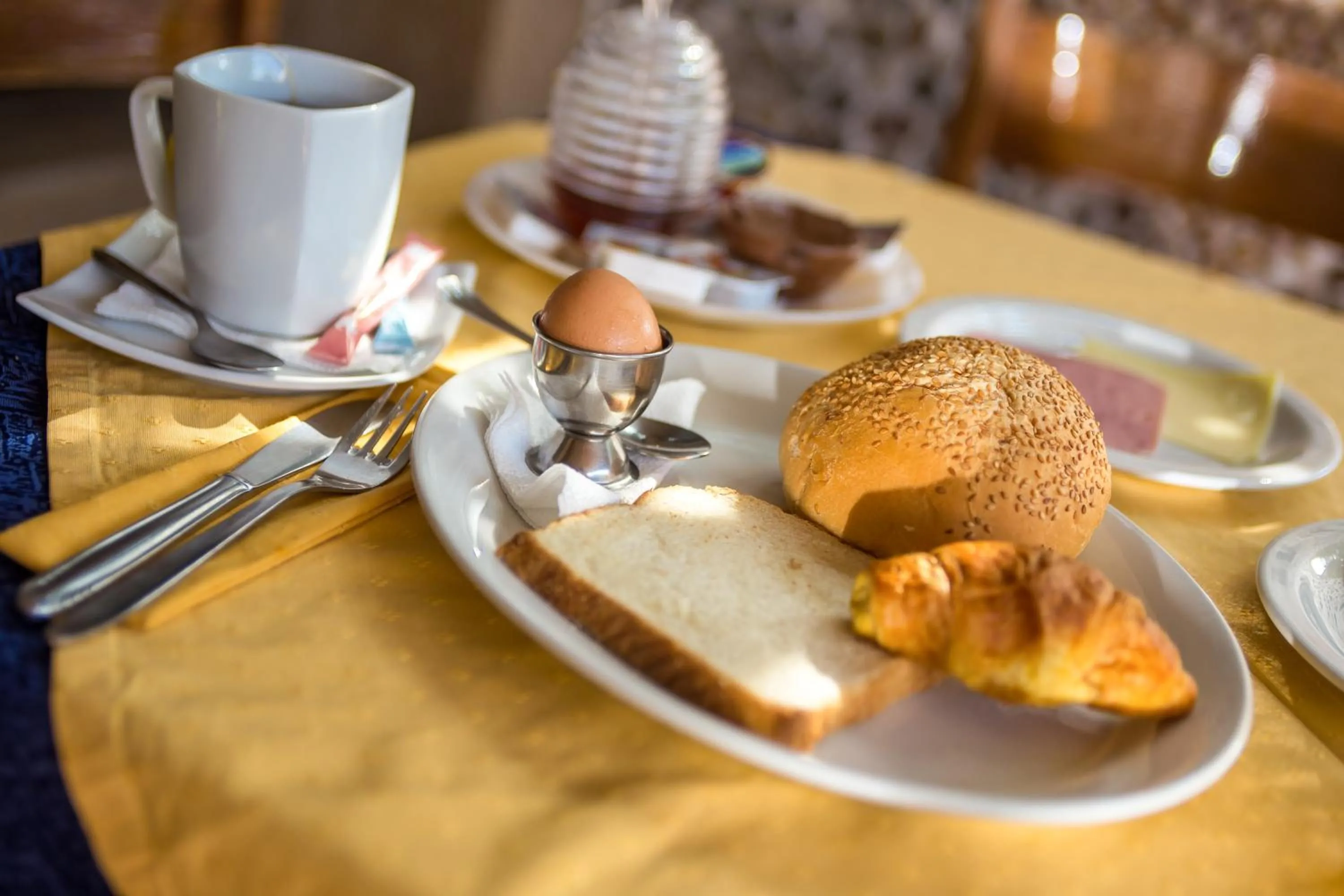 Food close-up in Saint Amon Hotel