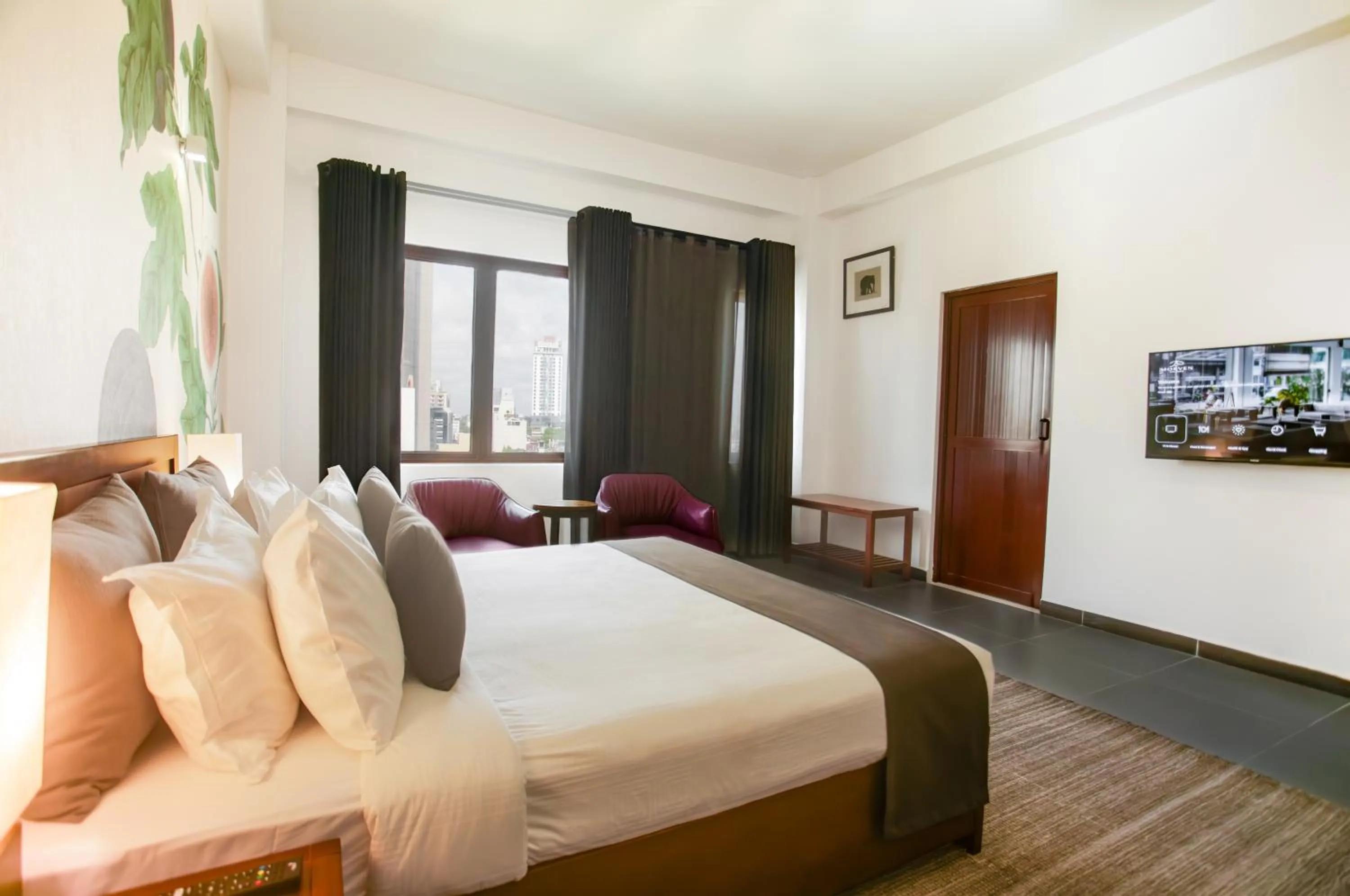 Bedroom, Bed in Morven Hotel Colombo