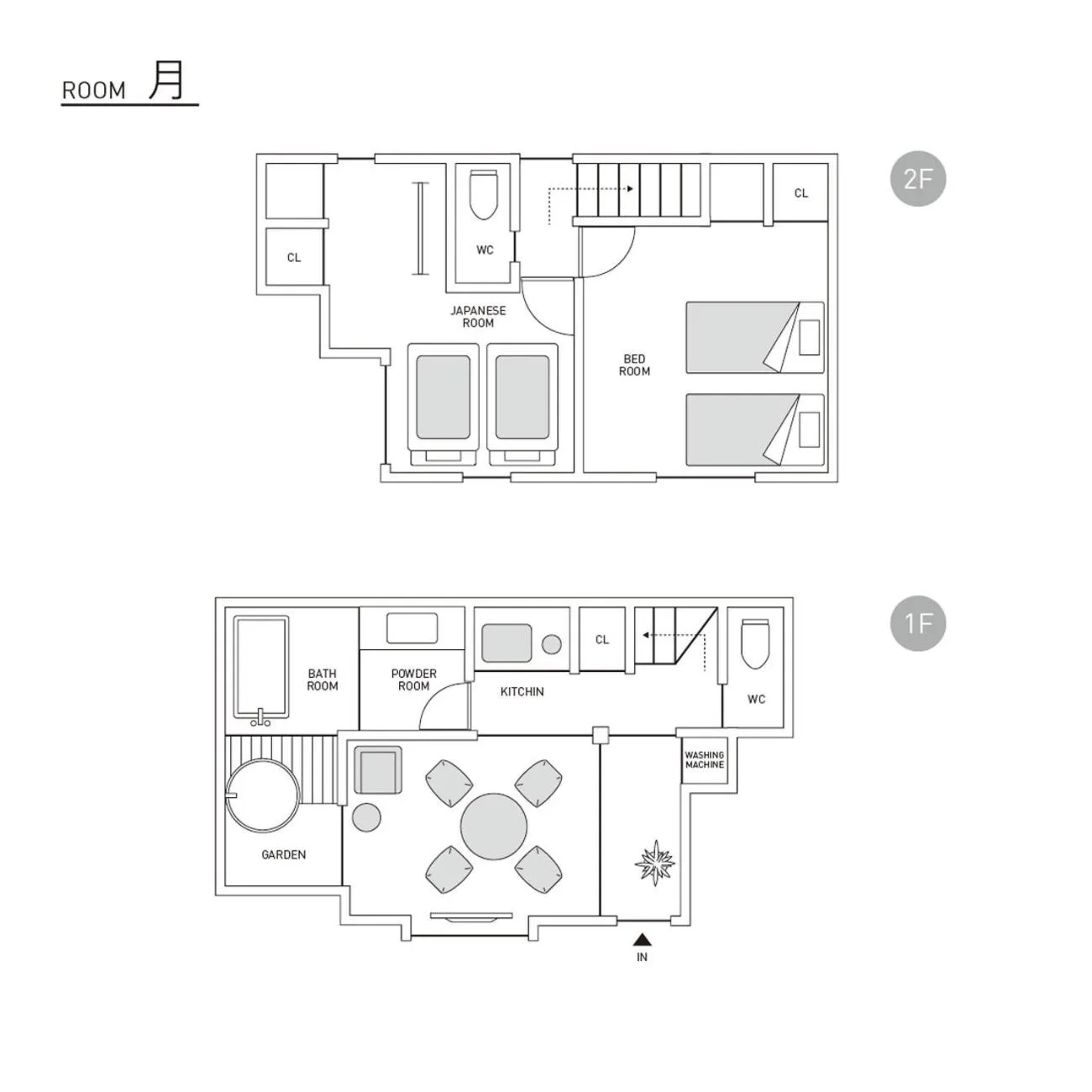 Photo of the whole room in No.10 Kyoto House
