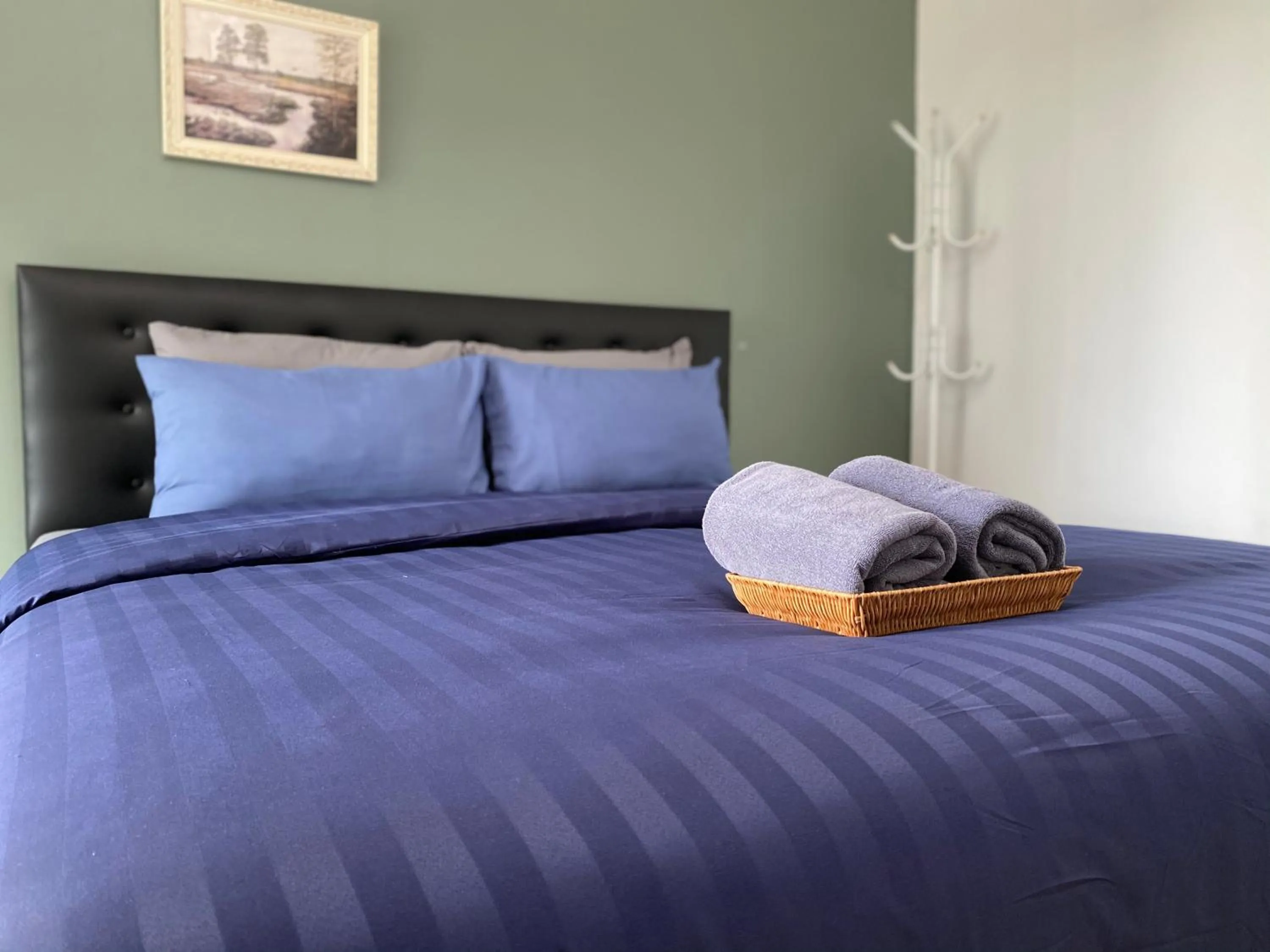 Bed in Baansuay Rattanathibet Apartment