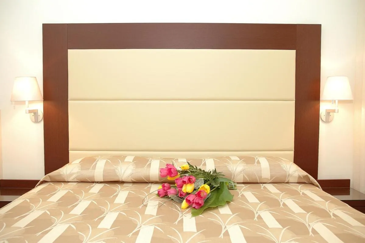 Bed in Hotel Lugano Torretta