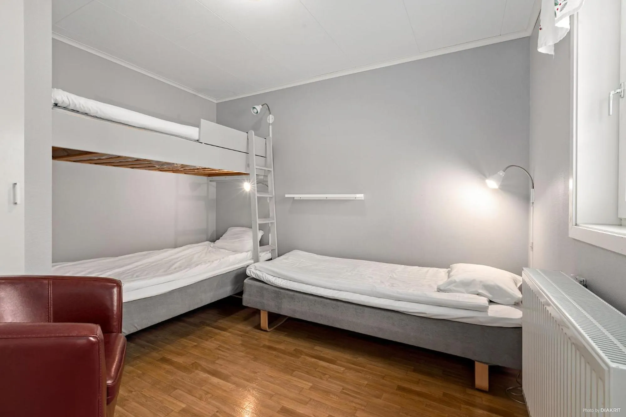 Bedroom, Bed in First Camp Moraparken - Dalarna