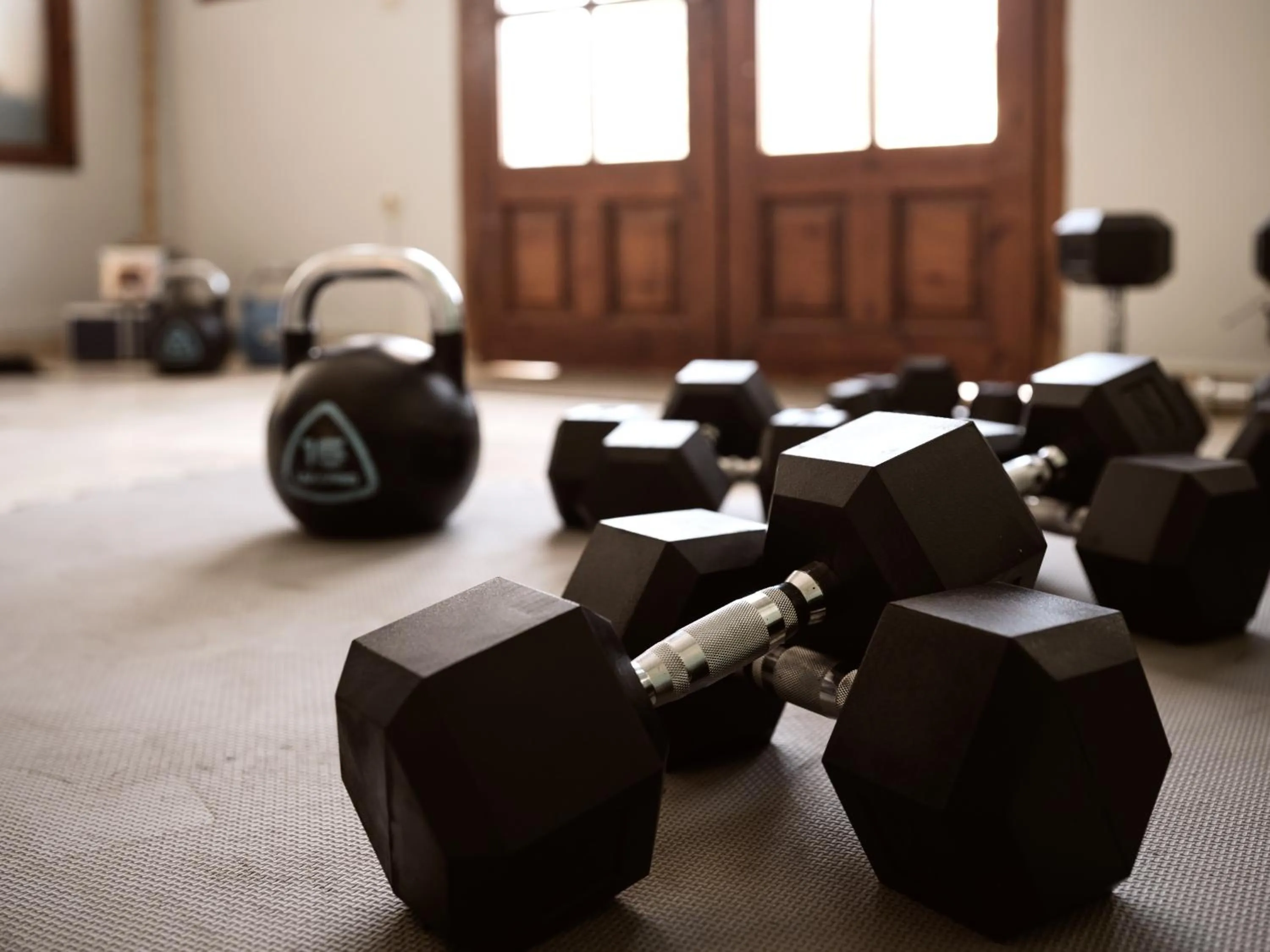 Fitness centre/facilities in Razis Apartments