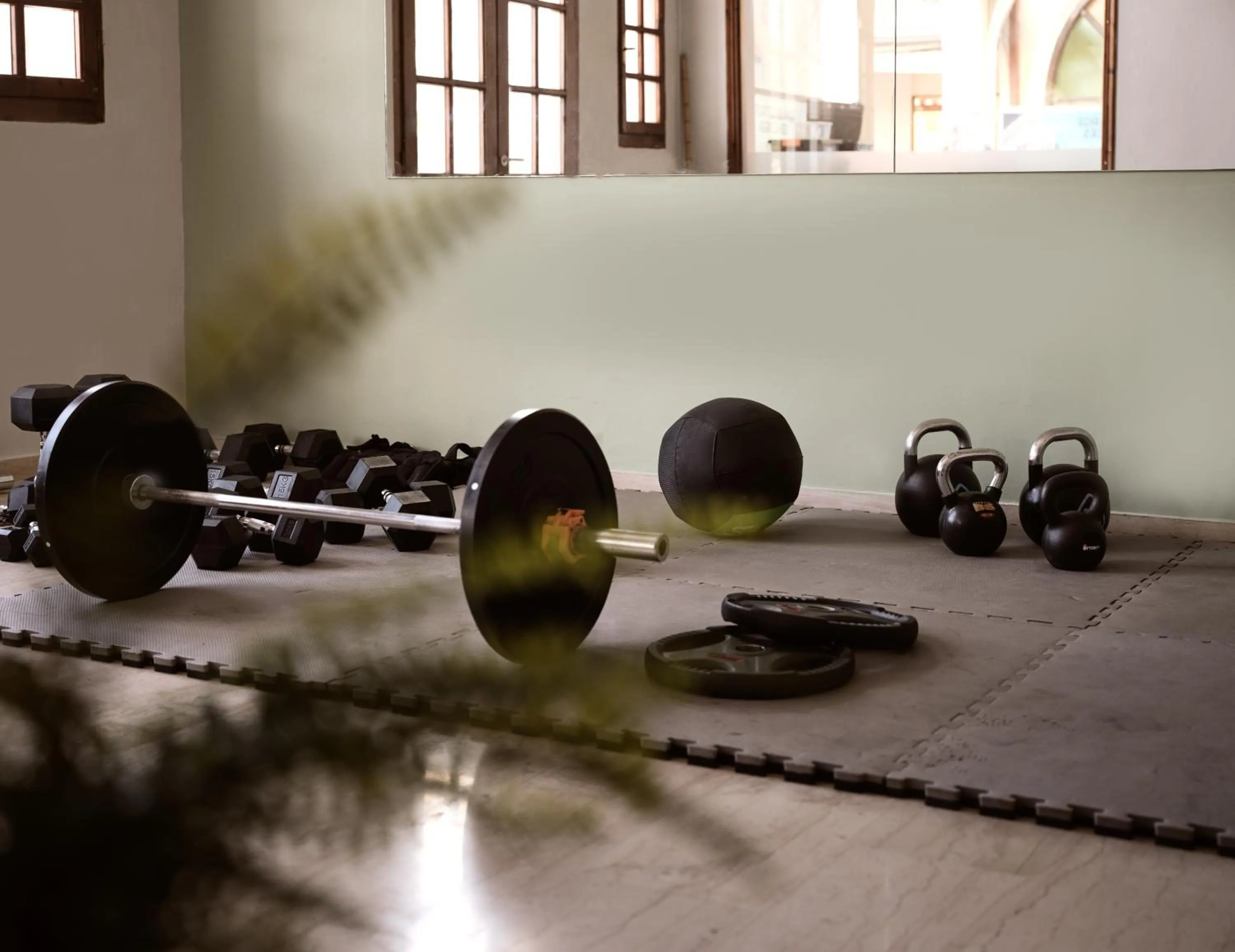 Fitness centre/facilities in Razis Apartments