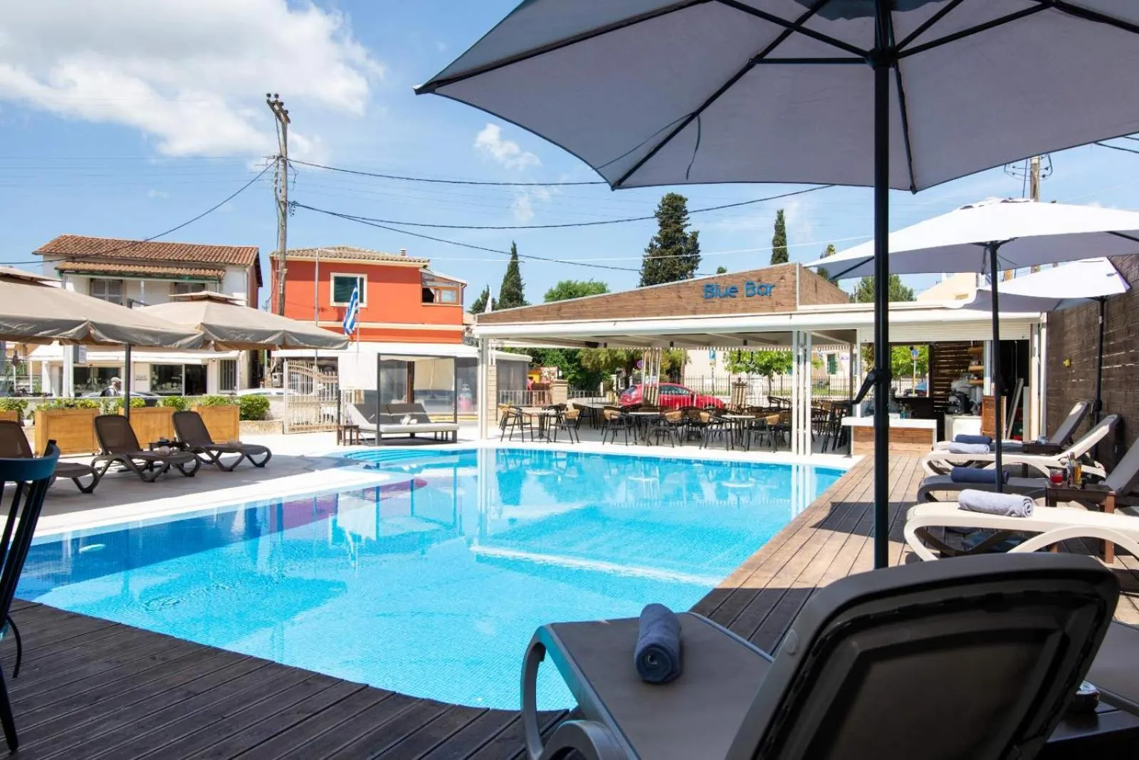 Swimming pool in OPERA BLUE Hotel Gouvia Corfu