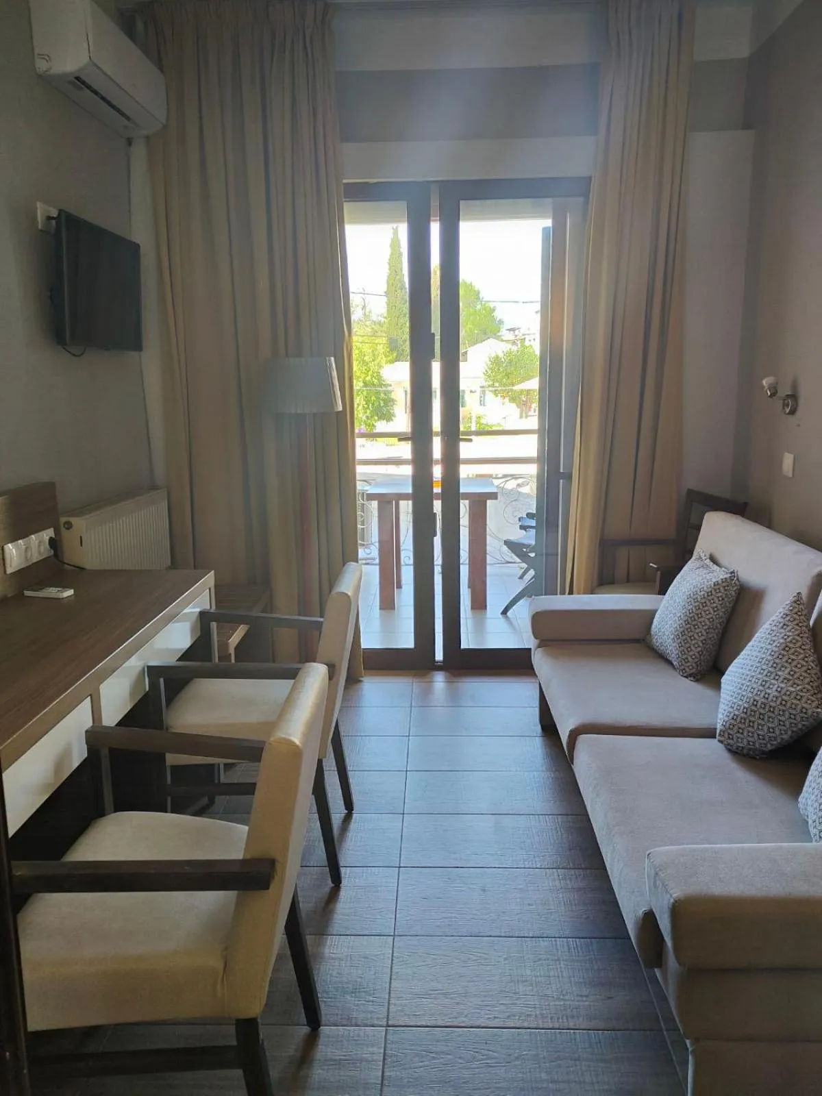 Seating area in OPERA BLUE Hotel Gouvia Corfu