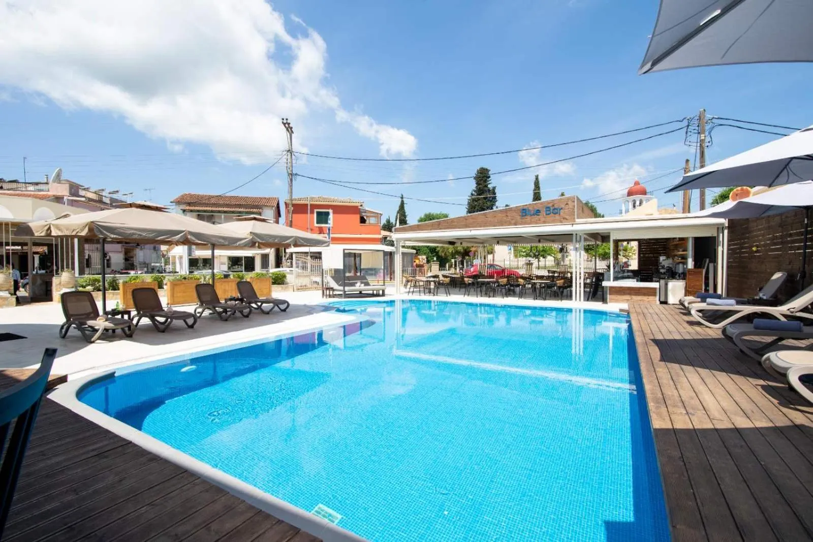 Swimming pool in OPERA BLUE Hotel Gouvia Corfu
