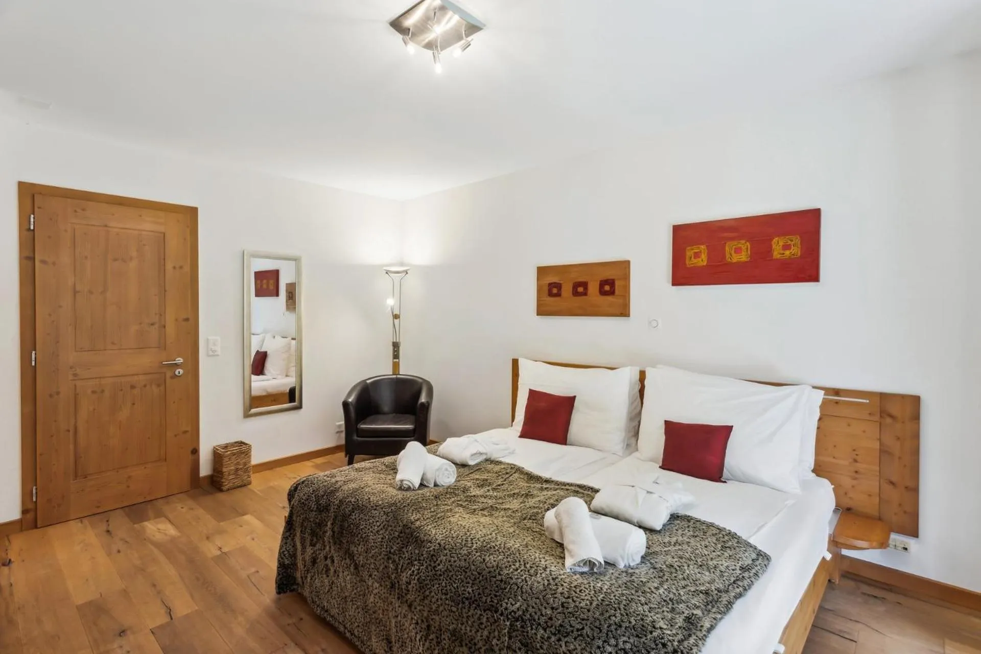 Photo of the whole room, Bed in The Lodge by Mrs Miggins