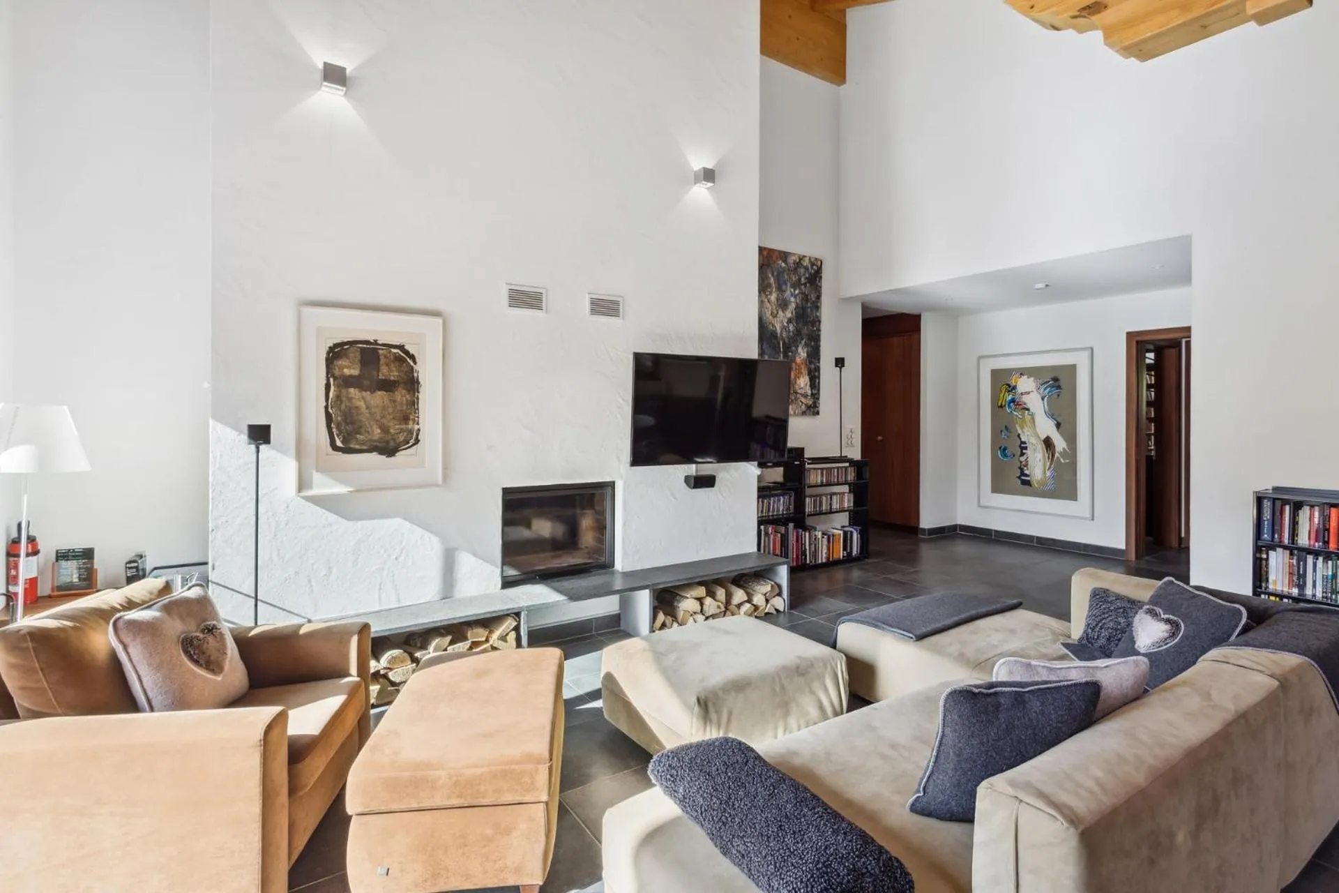 Living room in The Lodge by Mrs Miggins