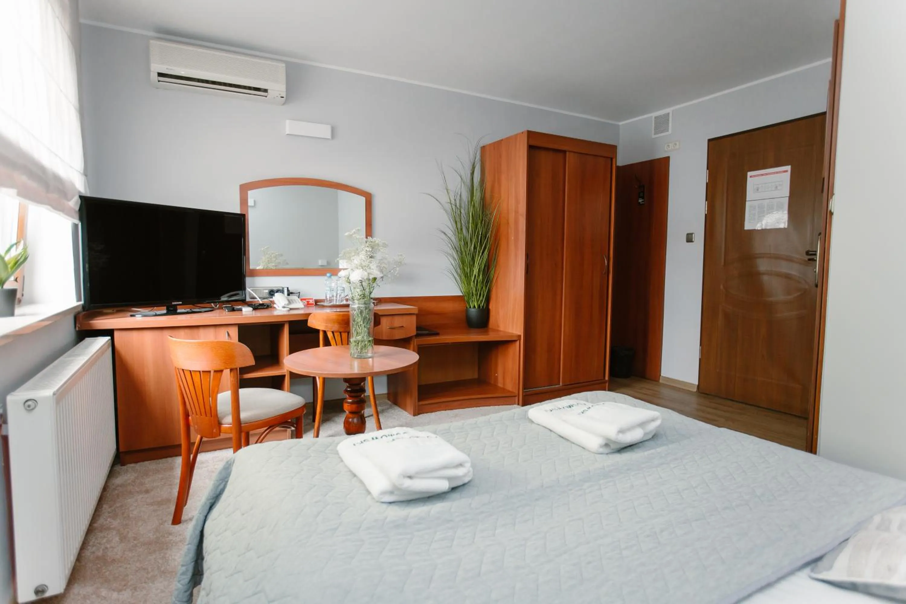 Bed in Hotel Kosmowski