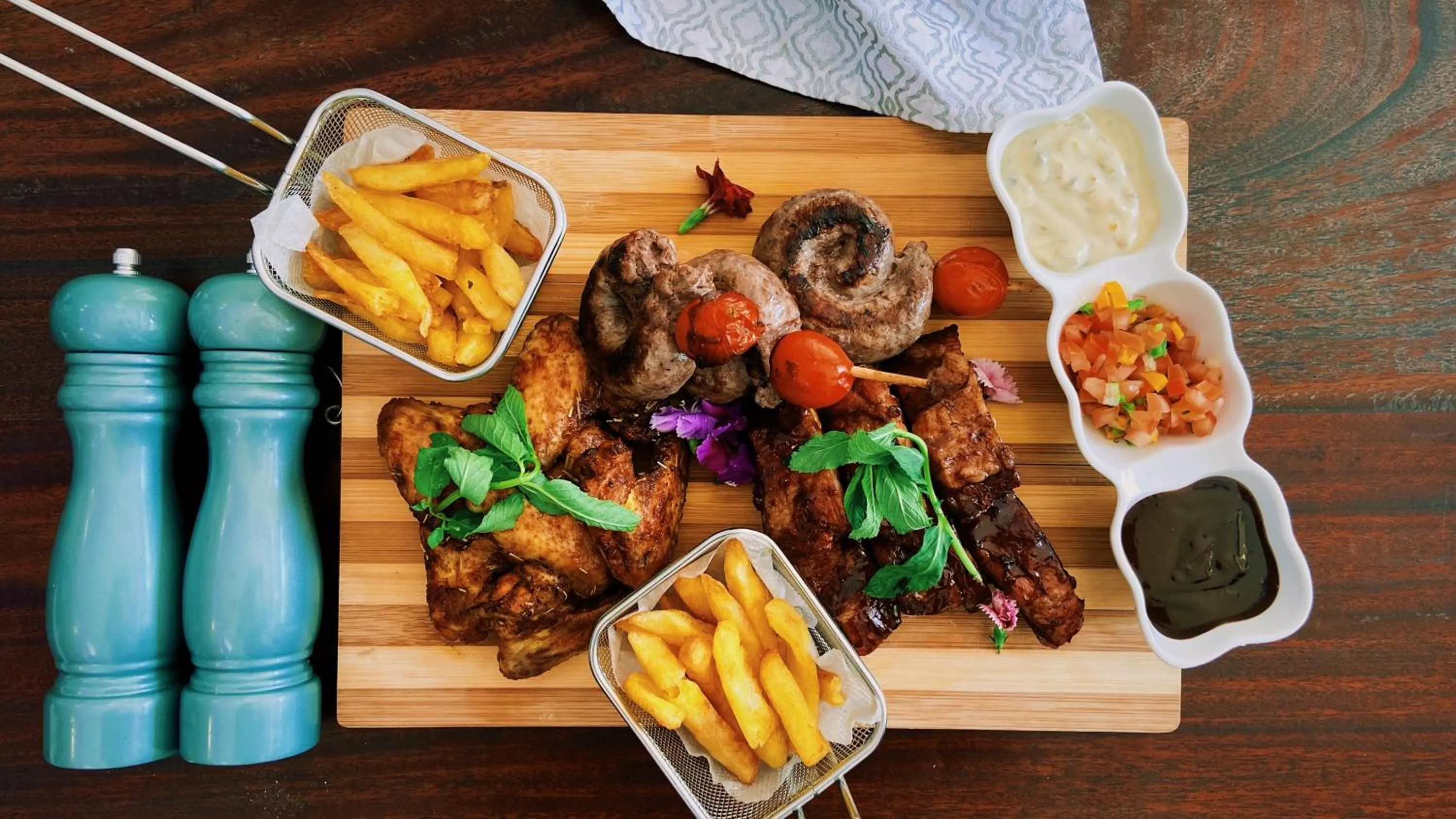 Dinner in Ledumo Guest lodge