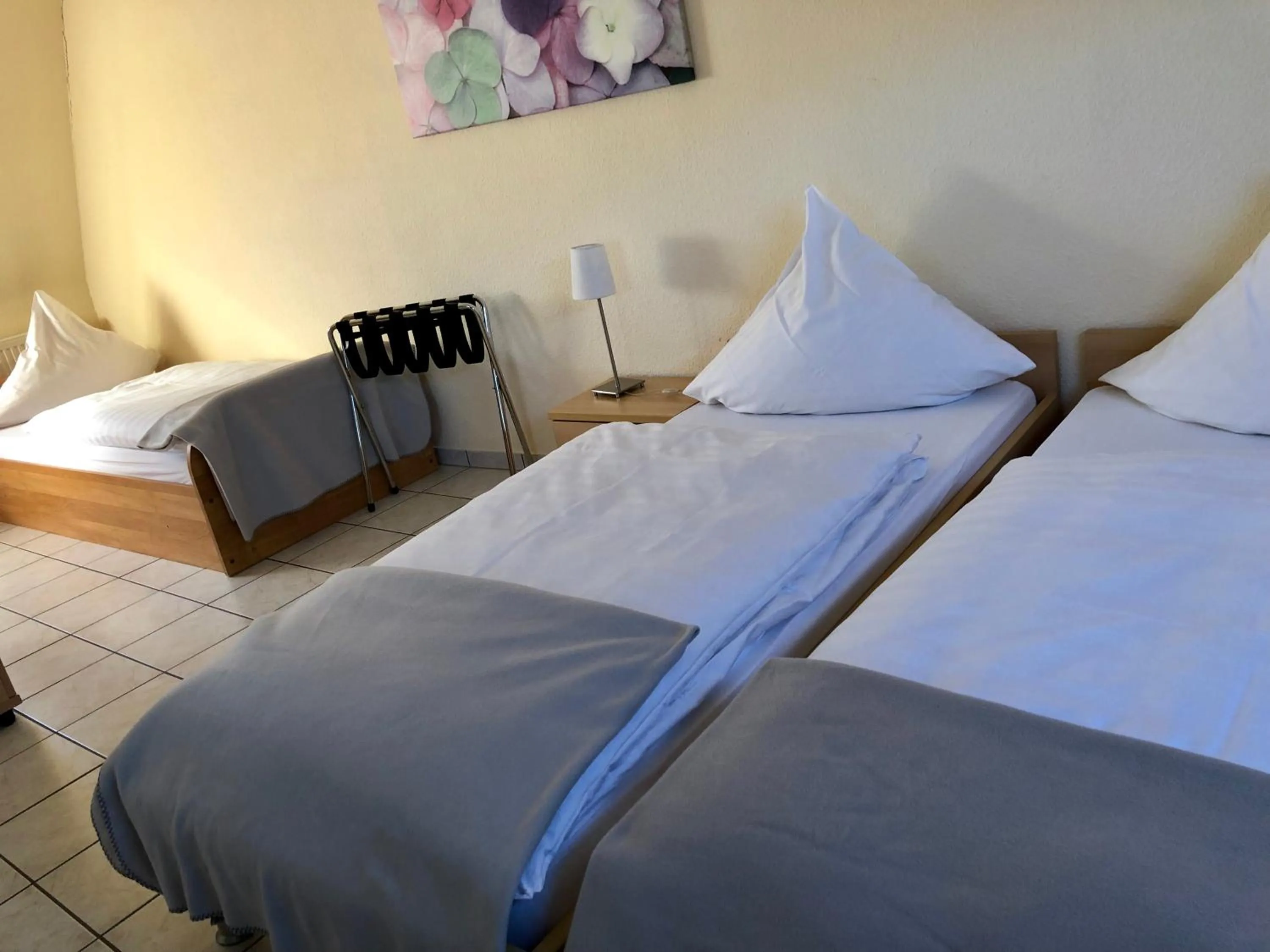 Bed in Hotel Hilgers