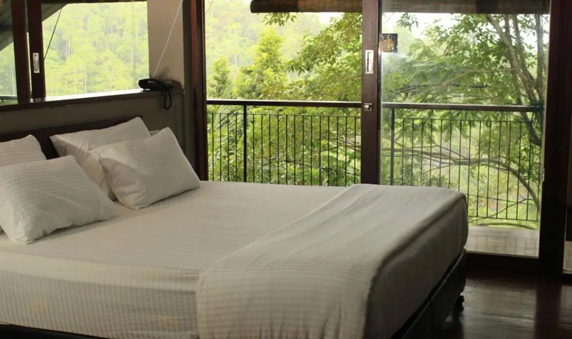 Bed in AHAS GAWWA Eco Lodge