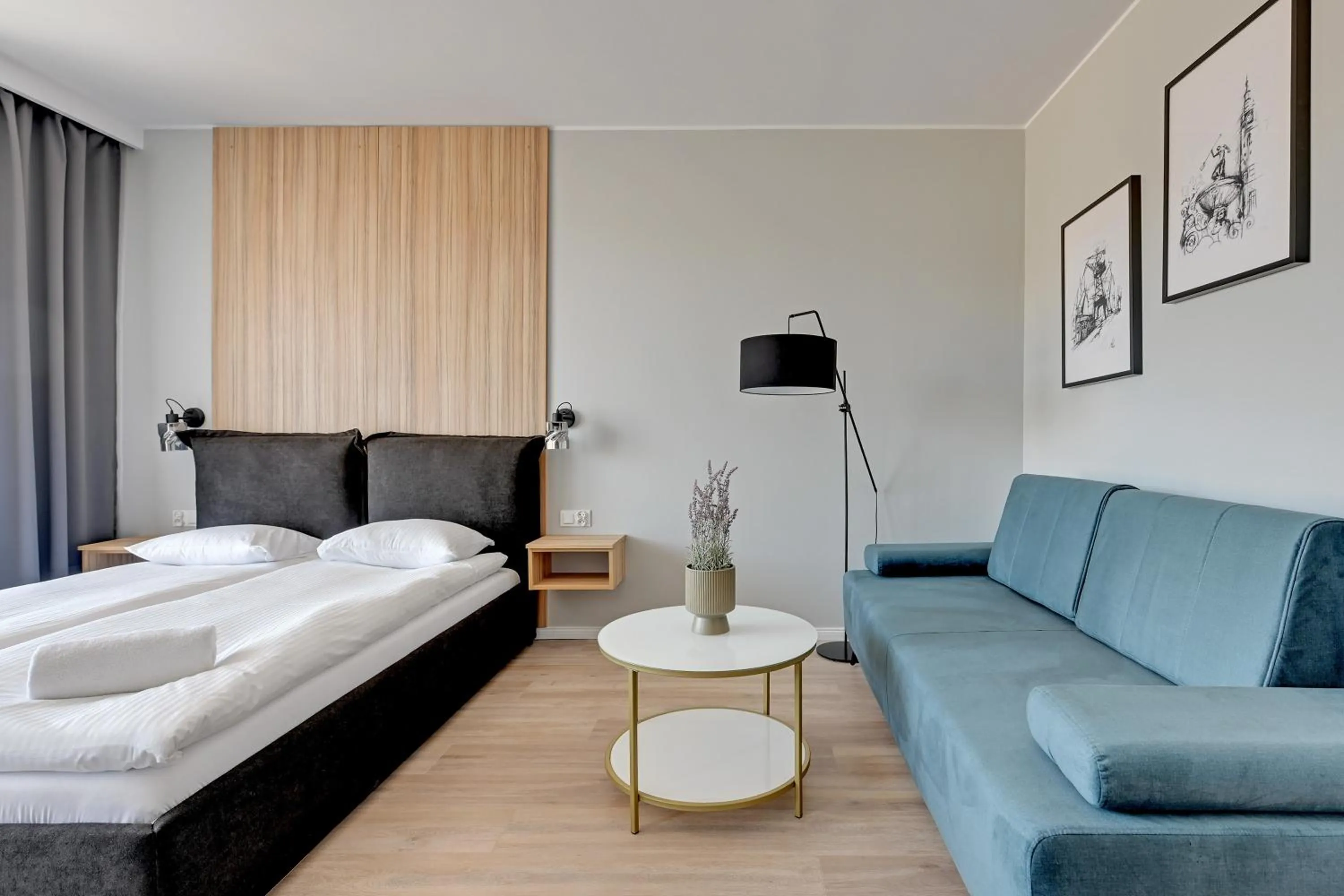 Bed in Angielska Grobla Apartinfo Apartments