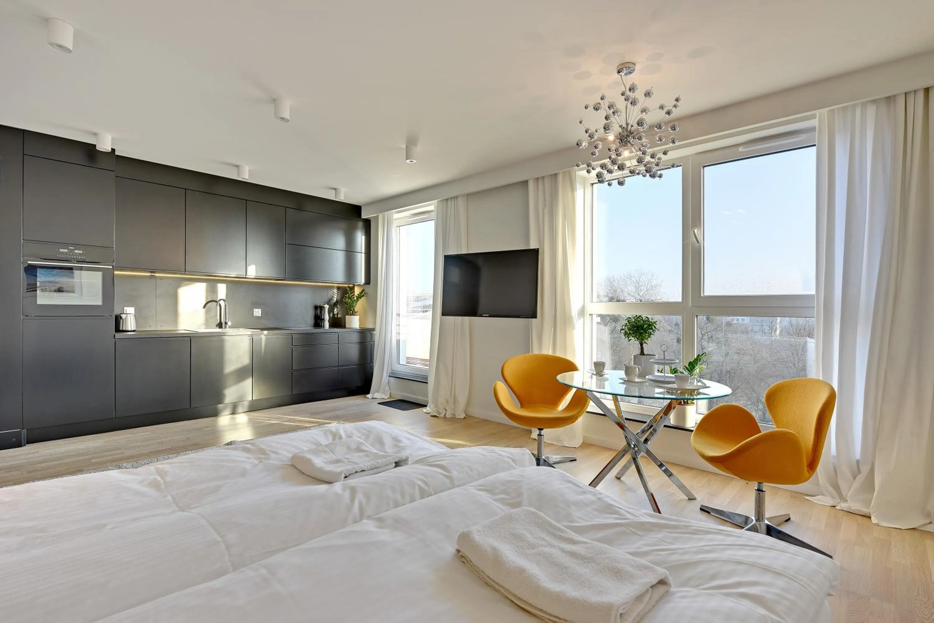 Bed in Angielska Grobla Apartinfo Apartments