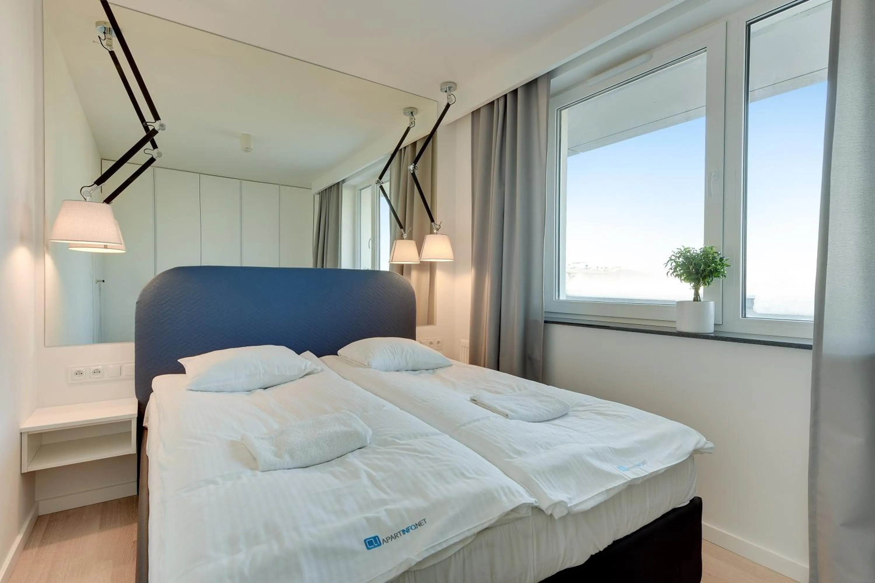 Bed in Angielska Grobla Apartinfo Apartments