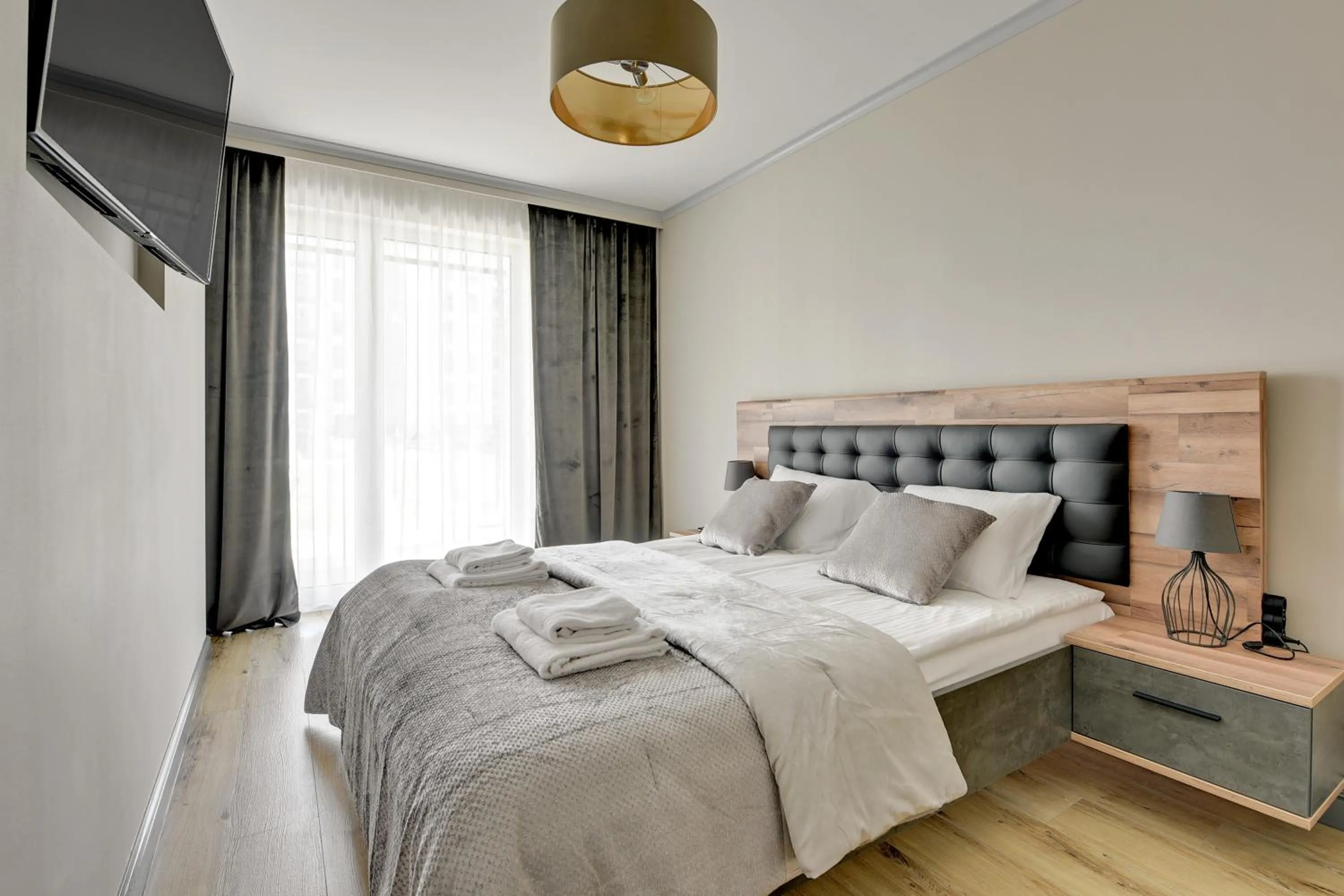 Bed in Angielska Grobla Apartinfo Apartments