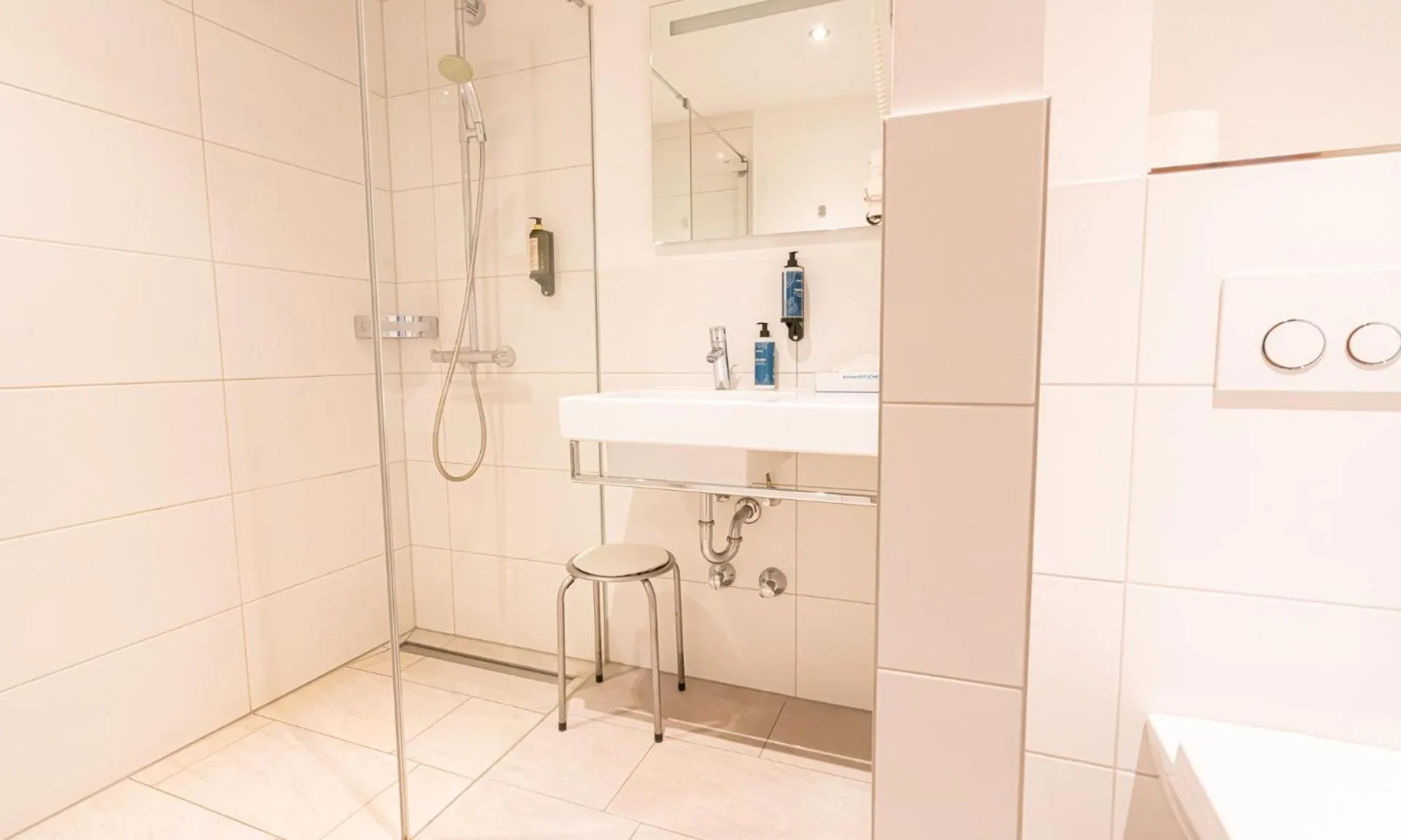Shower in Hotel Wechselberger by Alpeffect Hotels