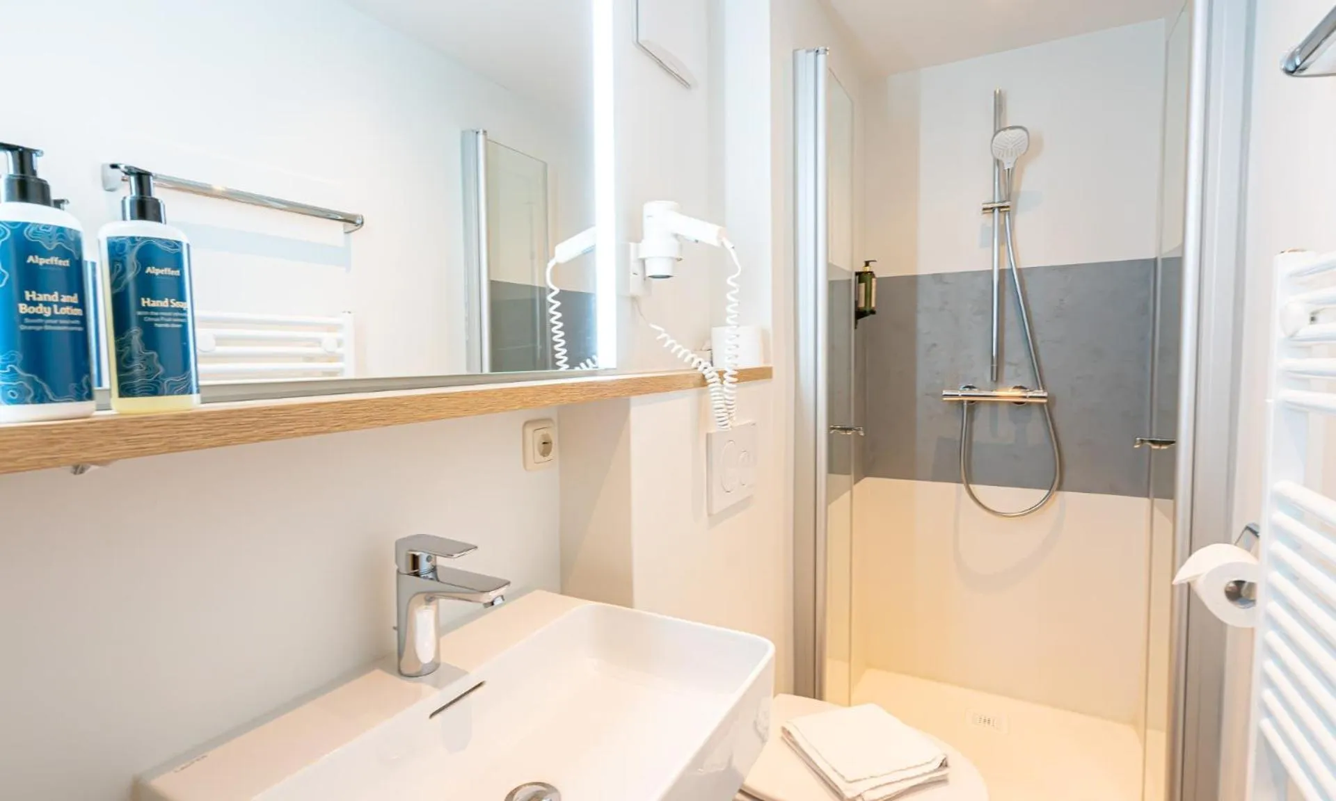 Shower in Hotel Wechselberger by Alpeffect Hotels