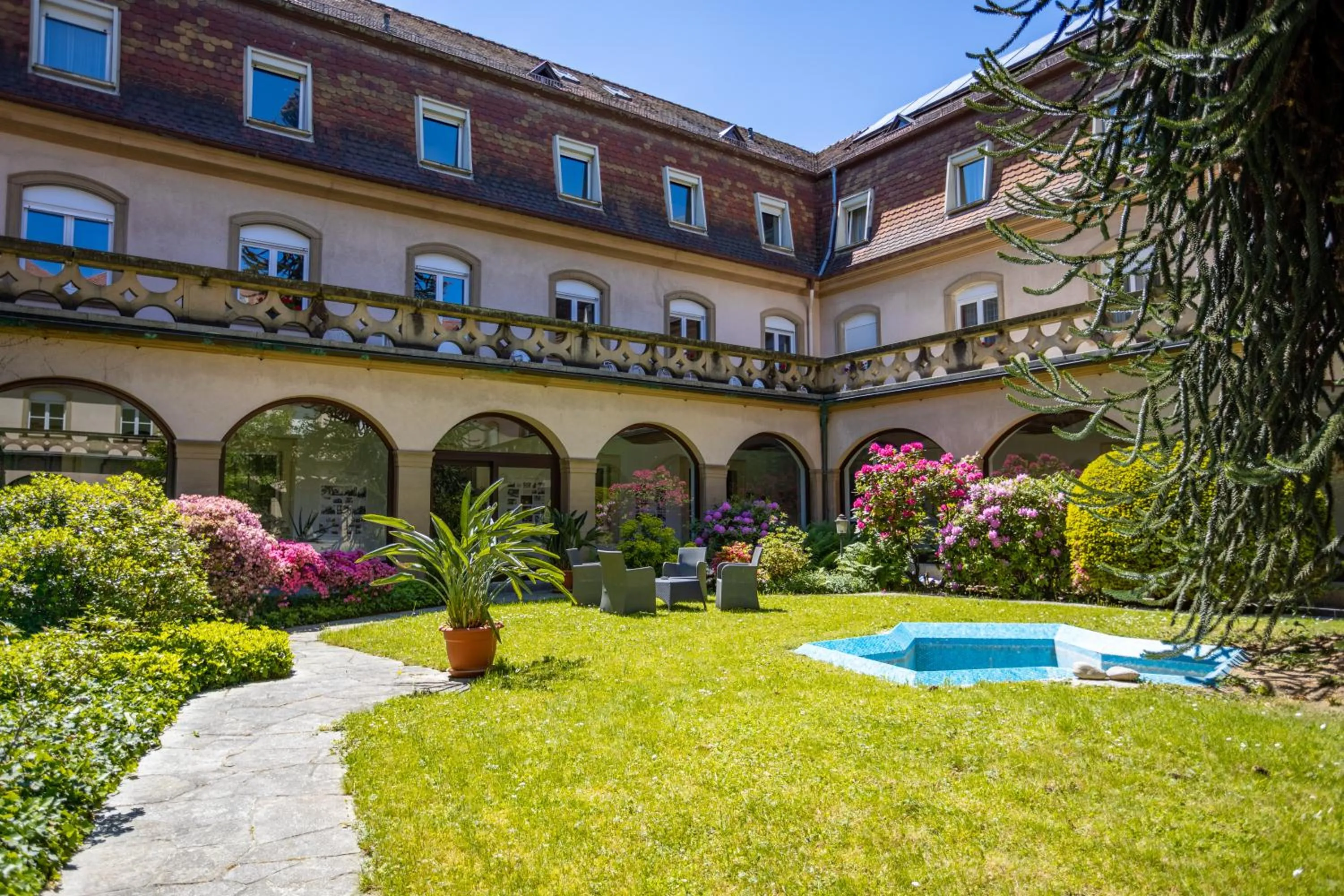 Patio in Kloster Maria Hilf